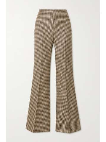 STELLA MCCARTNEY Pantalon évasé en laine pied-de-poule Mona