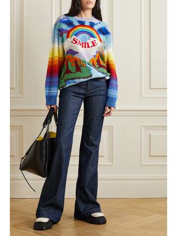 STELLA MCCARTNEY The 70s mid-rise flared jeans