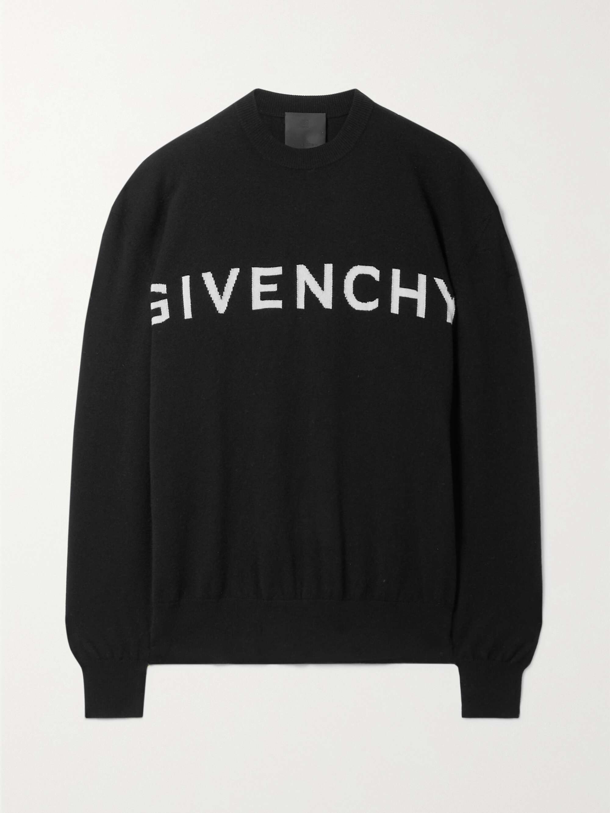 GIVENCHY Intarsia cashmere sweater | NET-A-PORTER