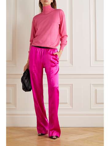 TOM FORD Cashmere and silk-blend turtleneck sweater