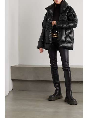 TOM FORD Quilted padded leather jacket