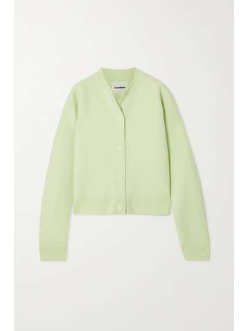 JIL SANDER Wool-blend cardigan
