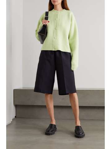 JIL SANDER Wool-blend cardigan