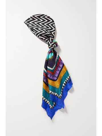 MISSONI Foulard en jacquard de soie imprimé