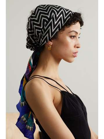 MISSONI Foulard en jacquard de soie imprimé
