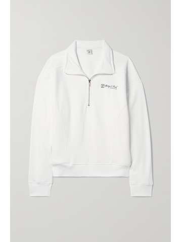 SPORTY & RICH Sweat en jersey de coton imprimé Fitness Club
