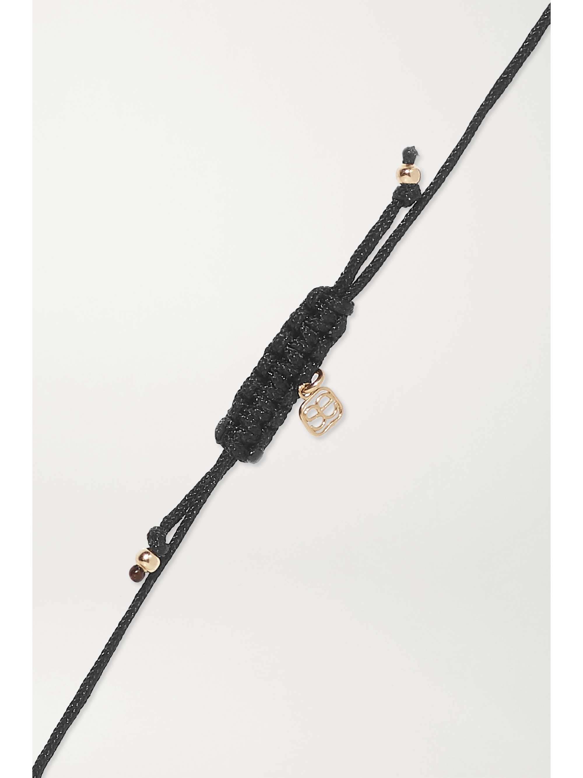 SYDNEY EVAN Palm Tree 14-karat gold cord bracelet