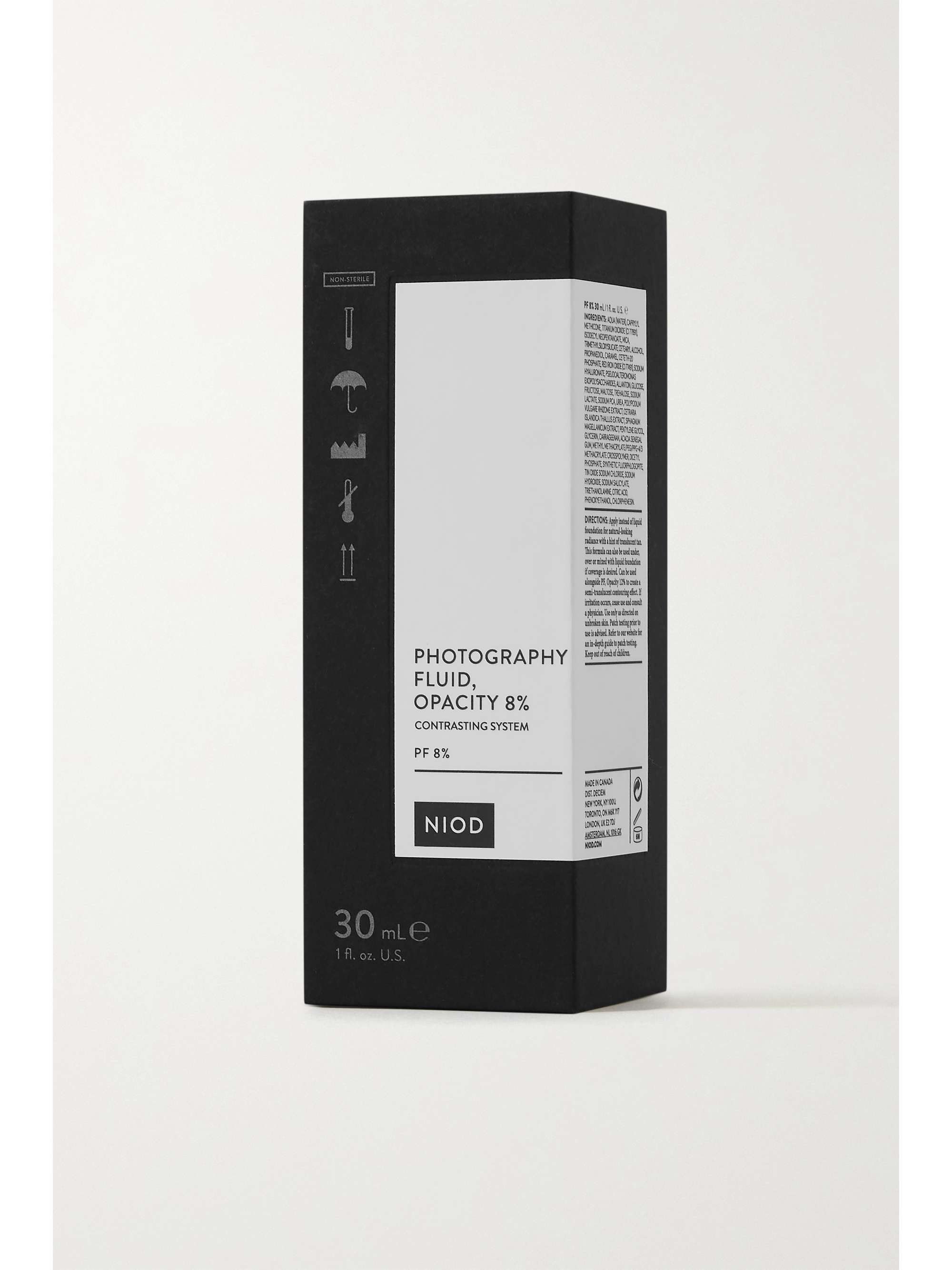 NIOD Photography Fluid, Opacity 8%, 30ml
