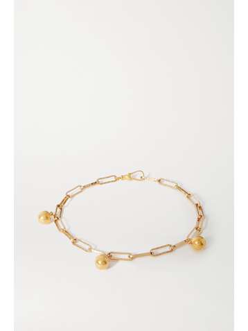 ALIGHIERI The Anchor in the Storm gold-plated necklace