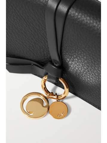CHLOÉ Alphabet textured-leather wallet