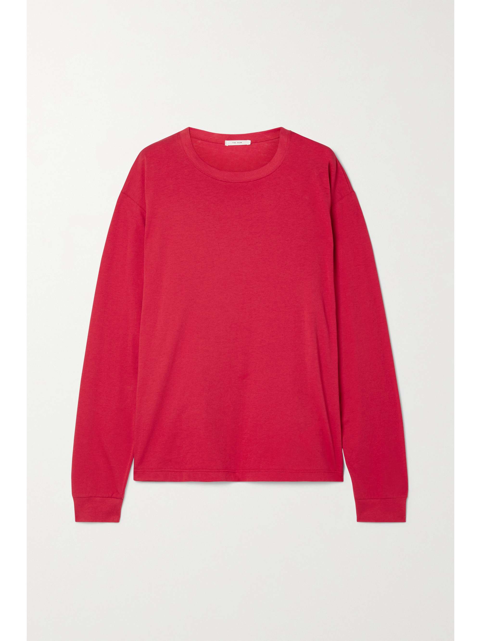 basic red sweater