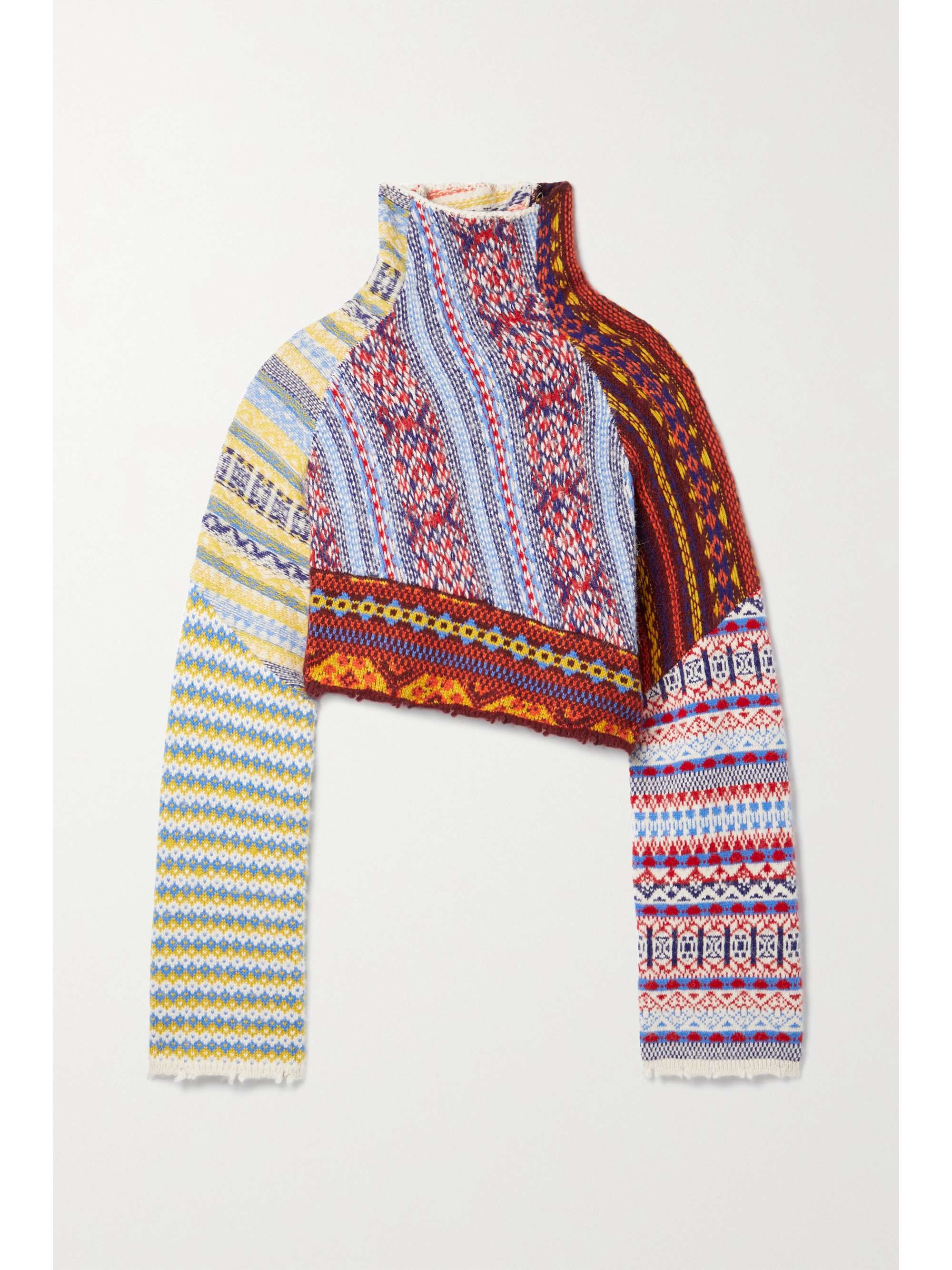 Blue Hollis cropped distressed Fair 