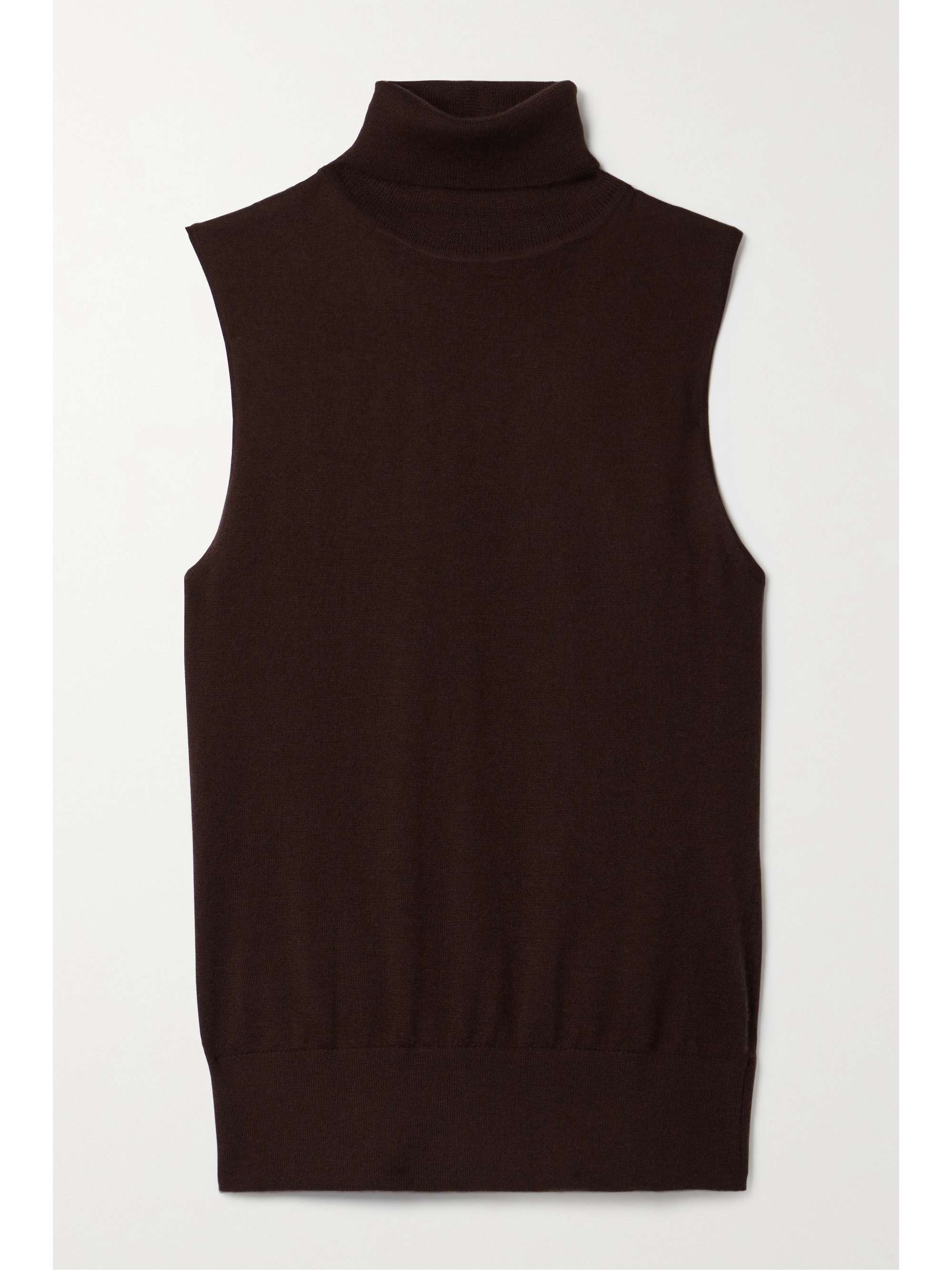 Dark brown Ramsey cashmere turtleneck 