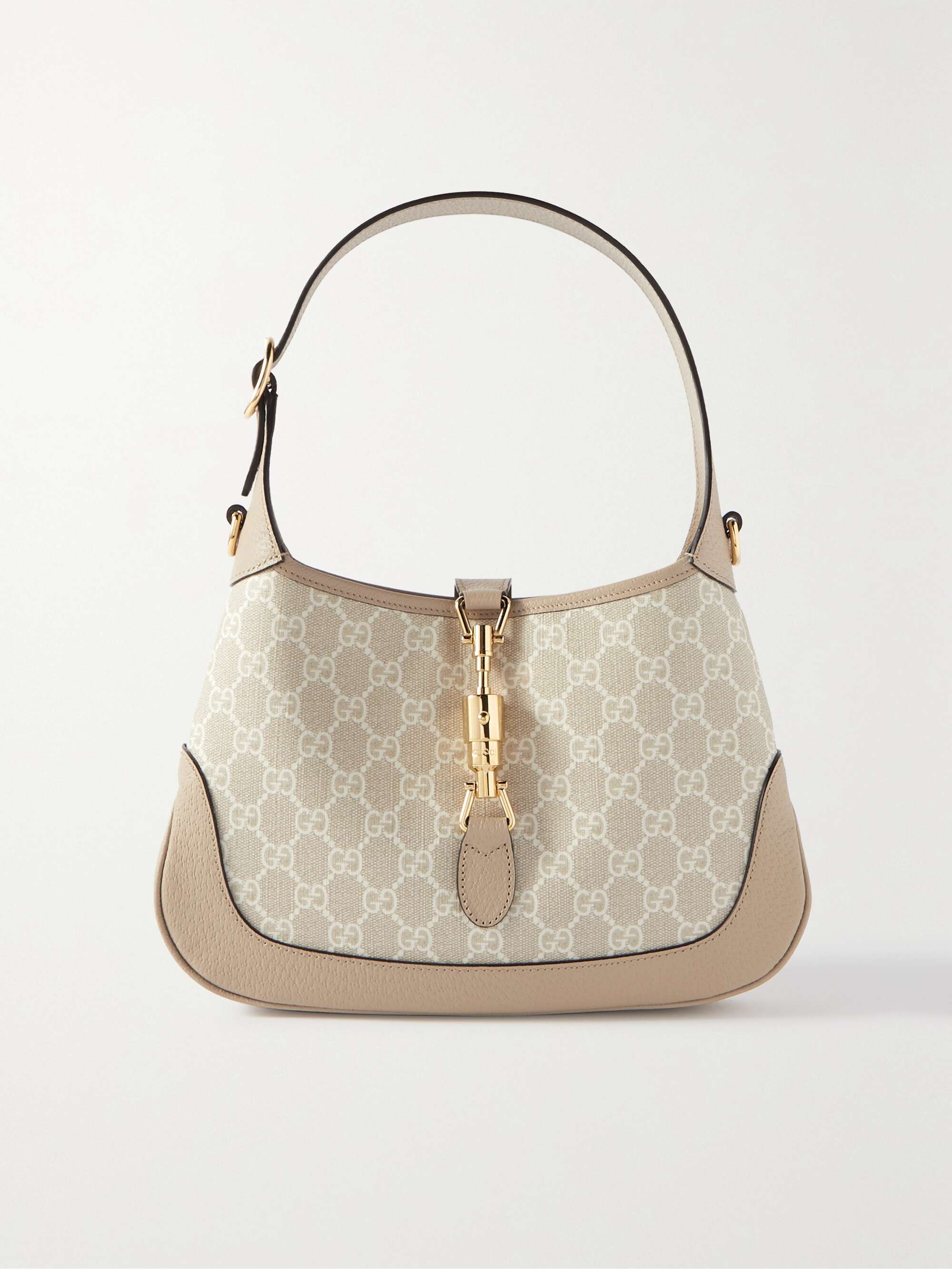 Gucci Jackie 1961 Small Leather Shoulder Bag in White - Gucci