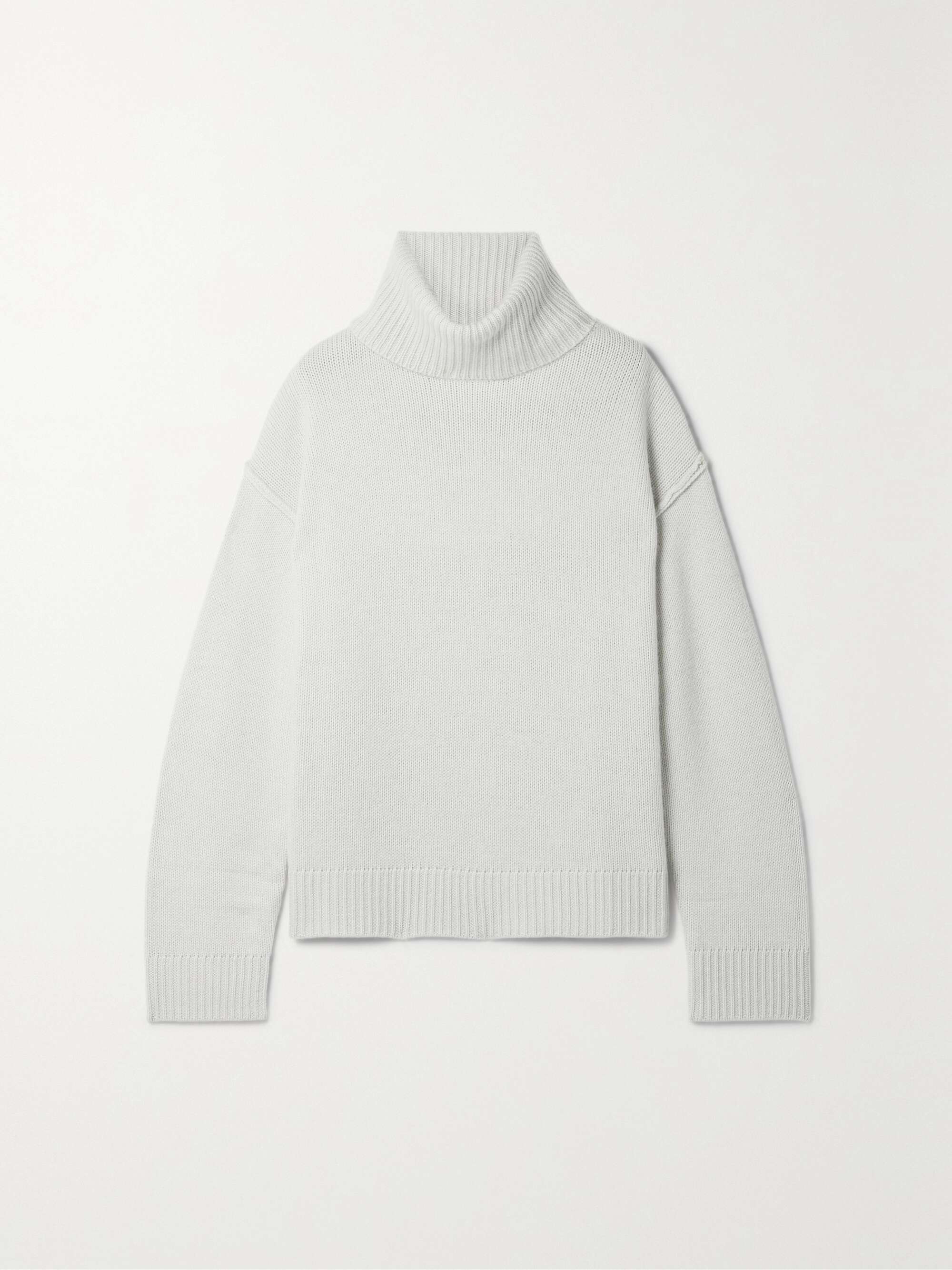 Allude - Wool and Cashmere-Blend Turtleneck Sweater - Gray - Large - Net A Porter
