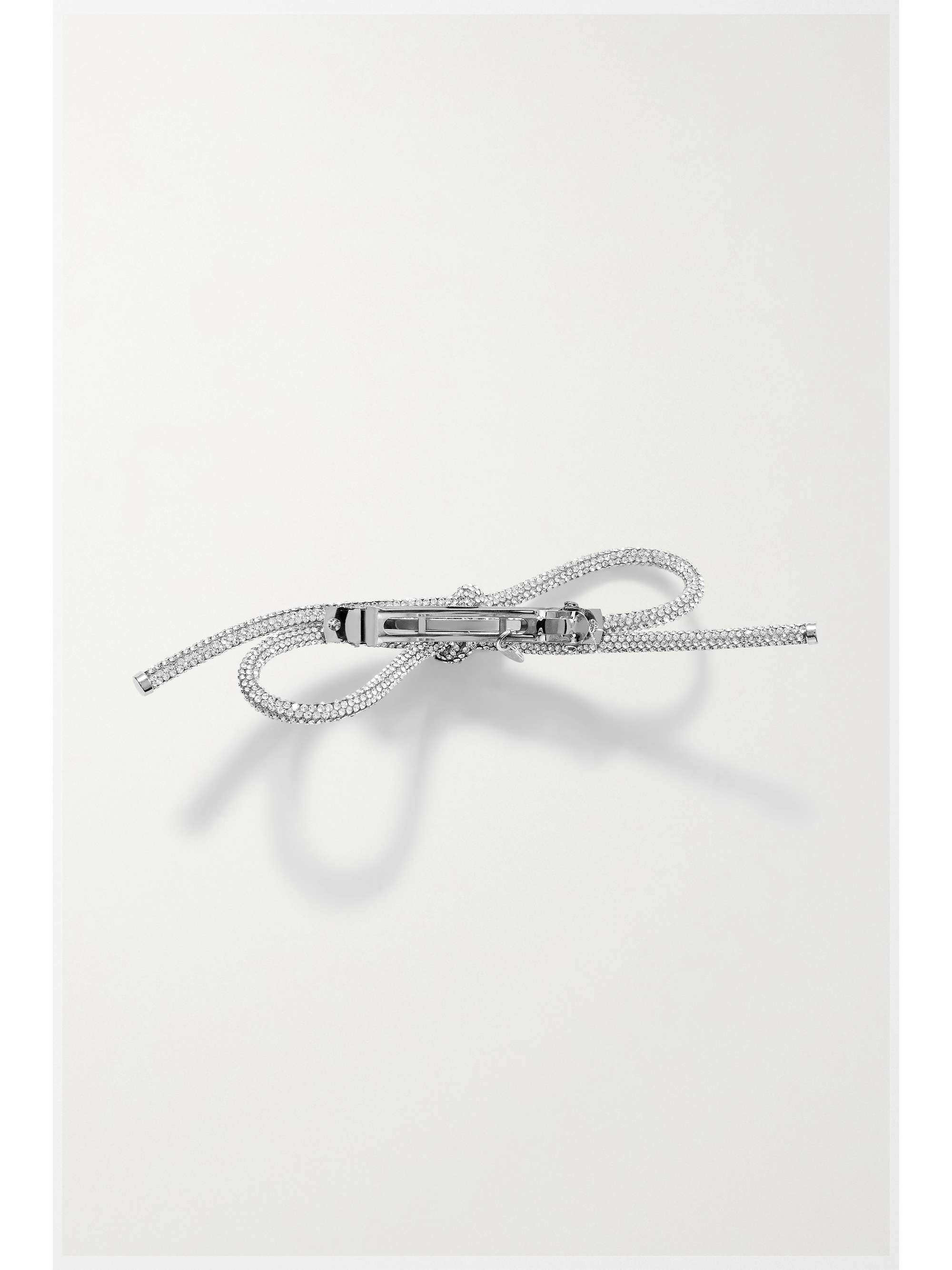 LELET NY Silver-tone crystal hair clip