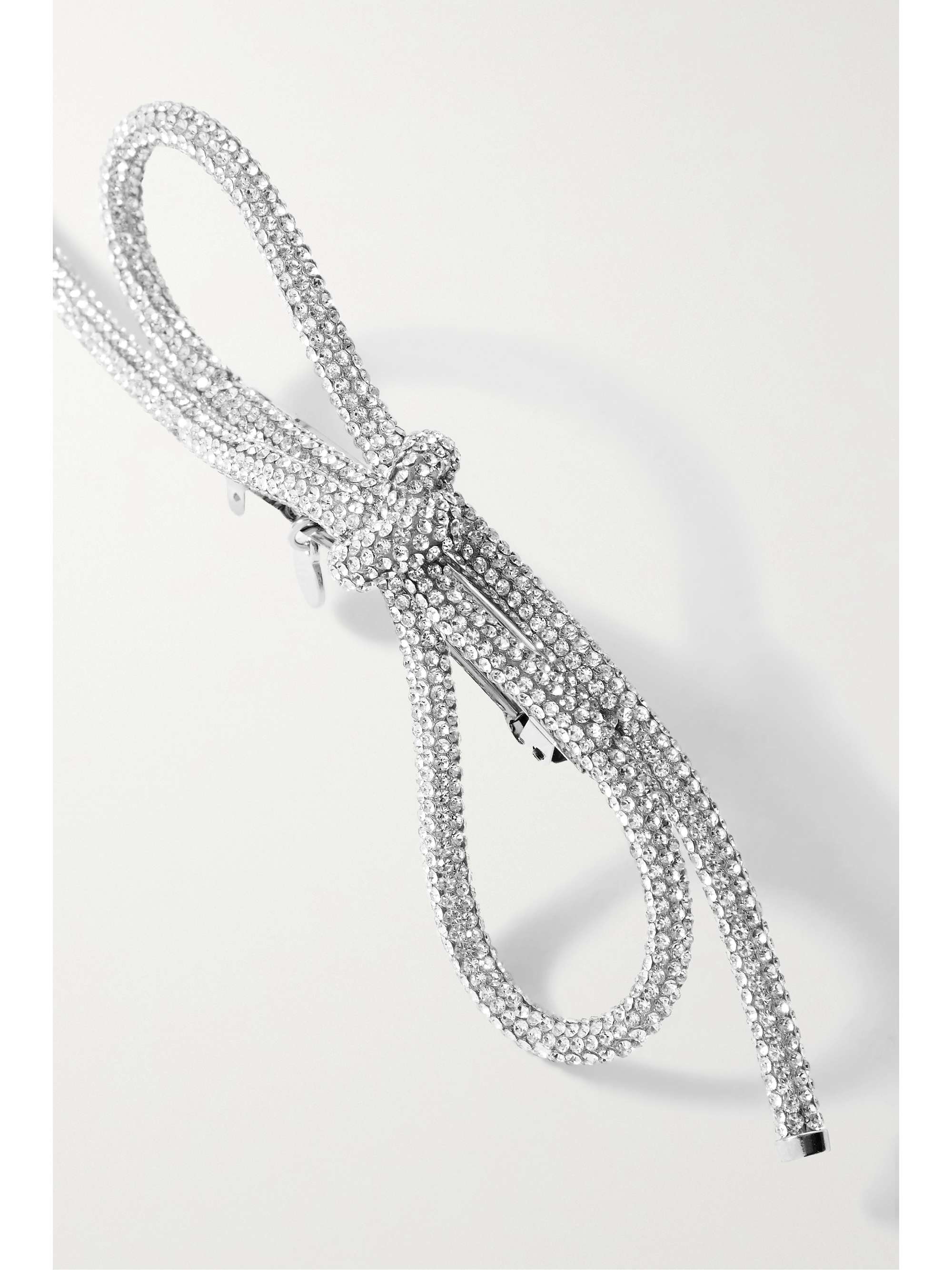 LELET NY Silver-tone crystal hair clip