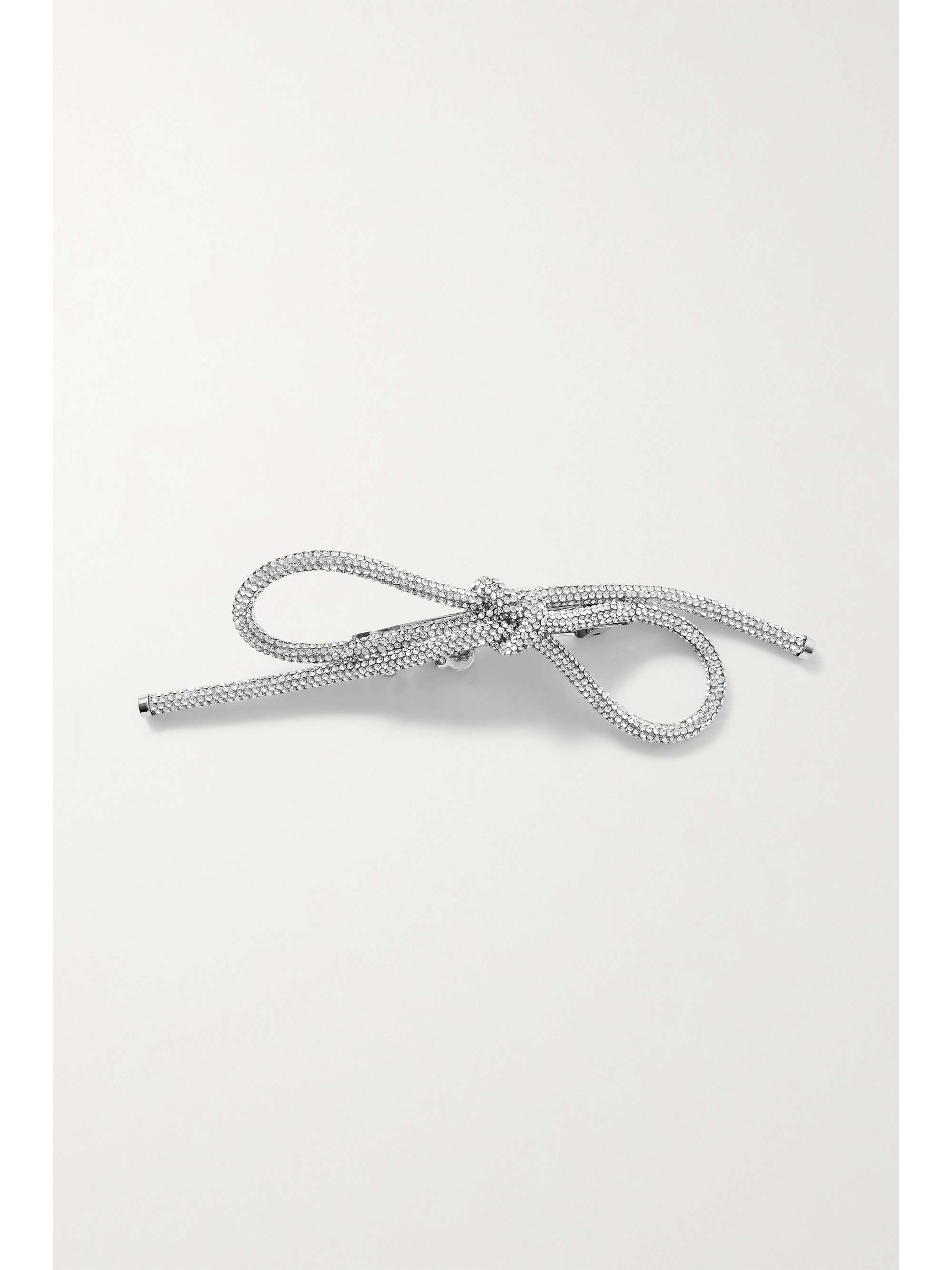 LELET NY Silver-tone crystal hair clip