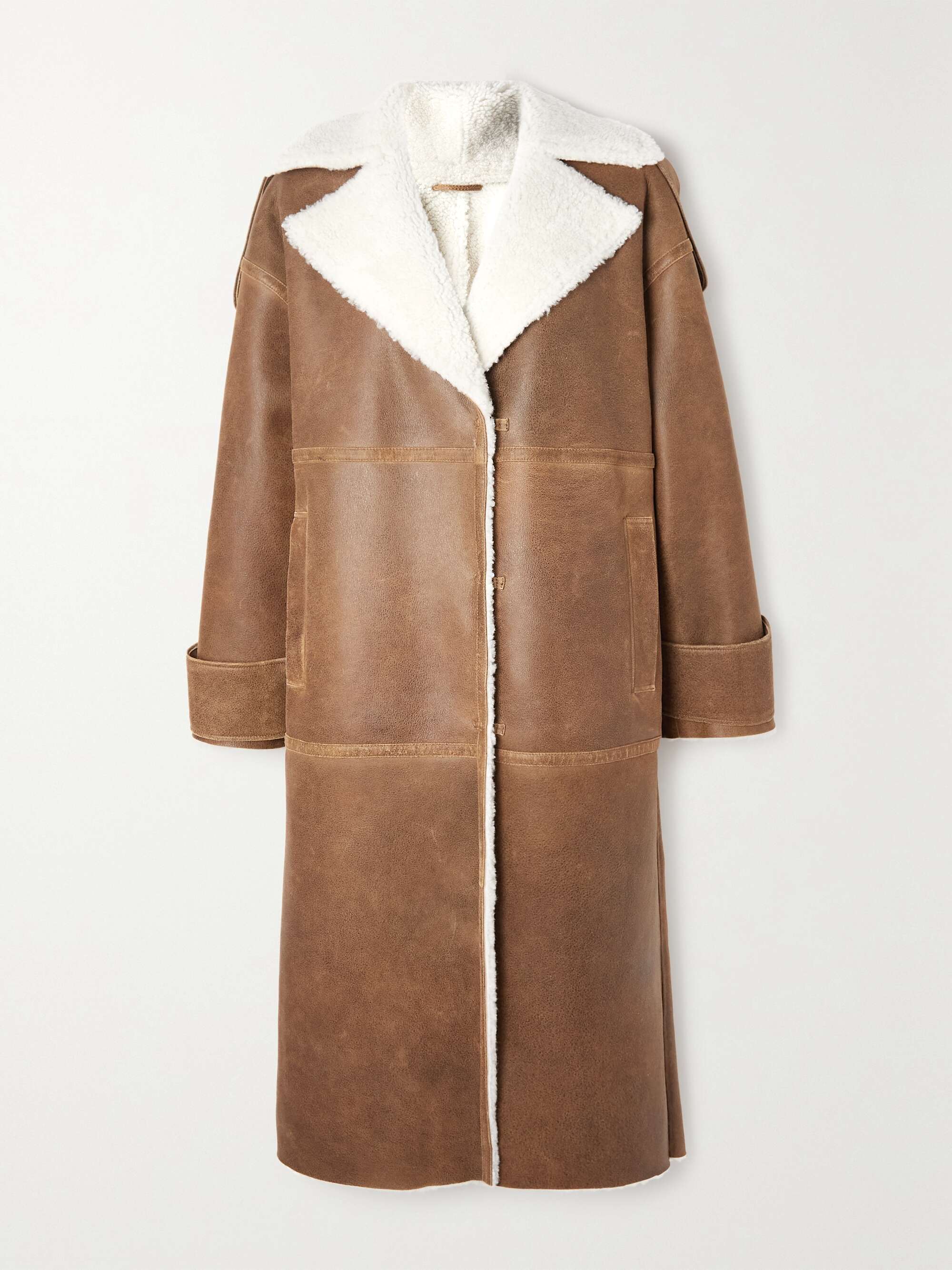 REMAIN BIRGER CHRISTENSEN Shearling coat | NET-A-PORTER