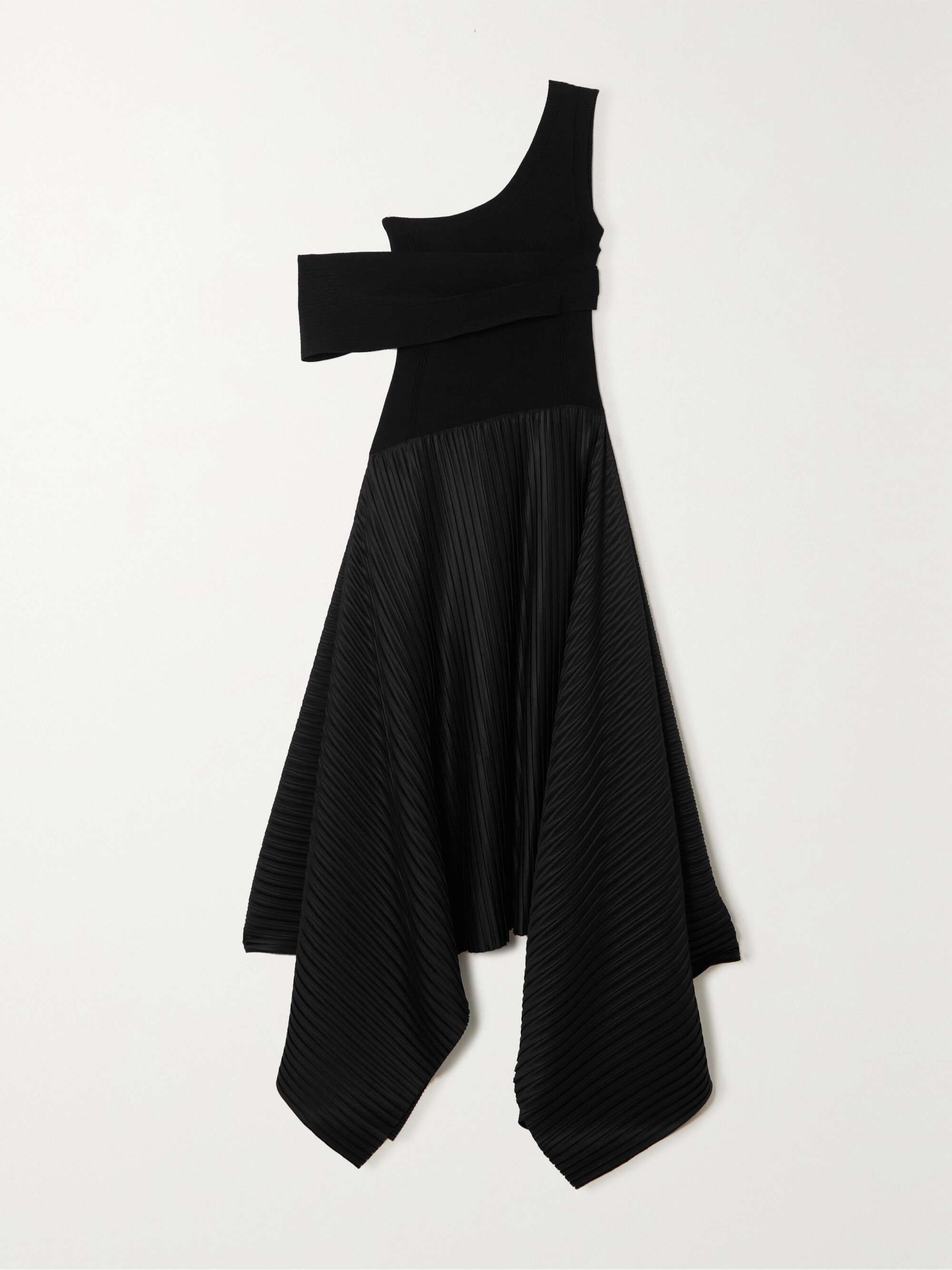 Thebe Magugu Amigos asymmetric pleated 
