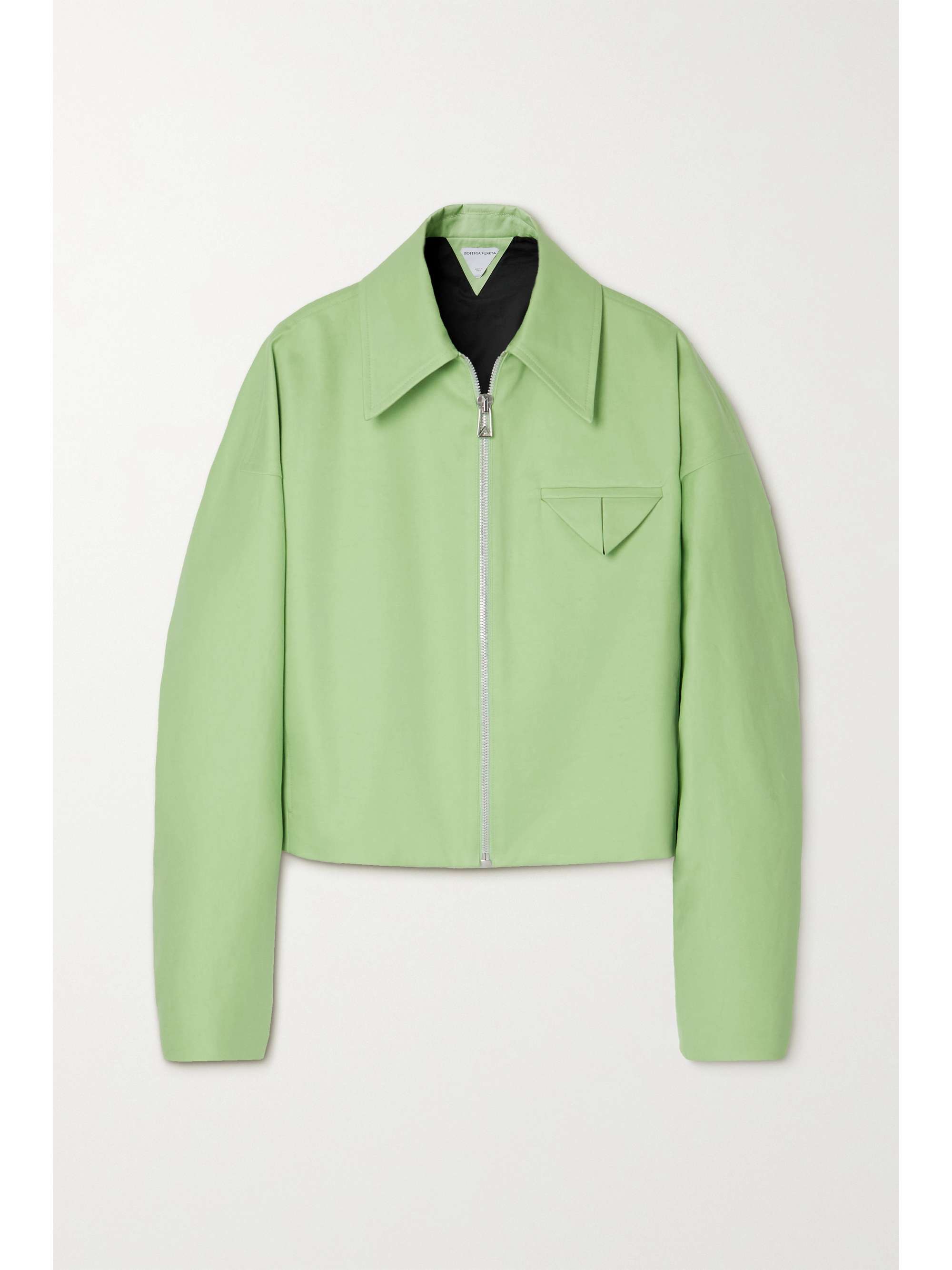 Mint Cotton-twill jacket | BOTTEGA 