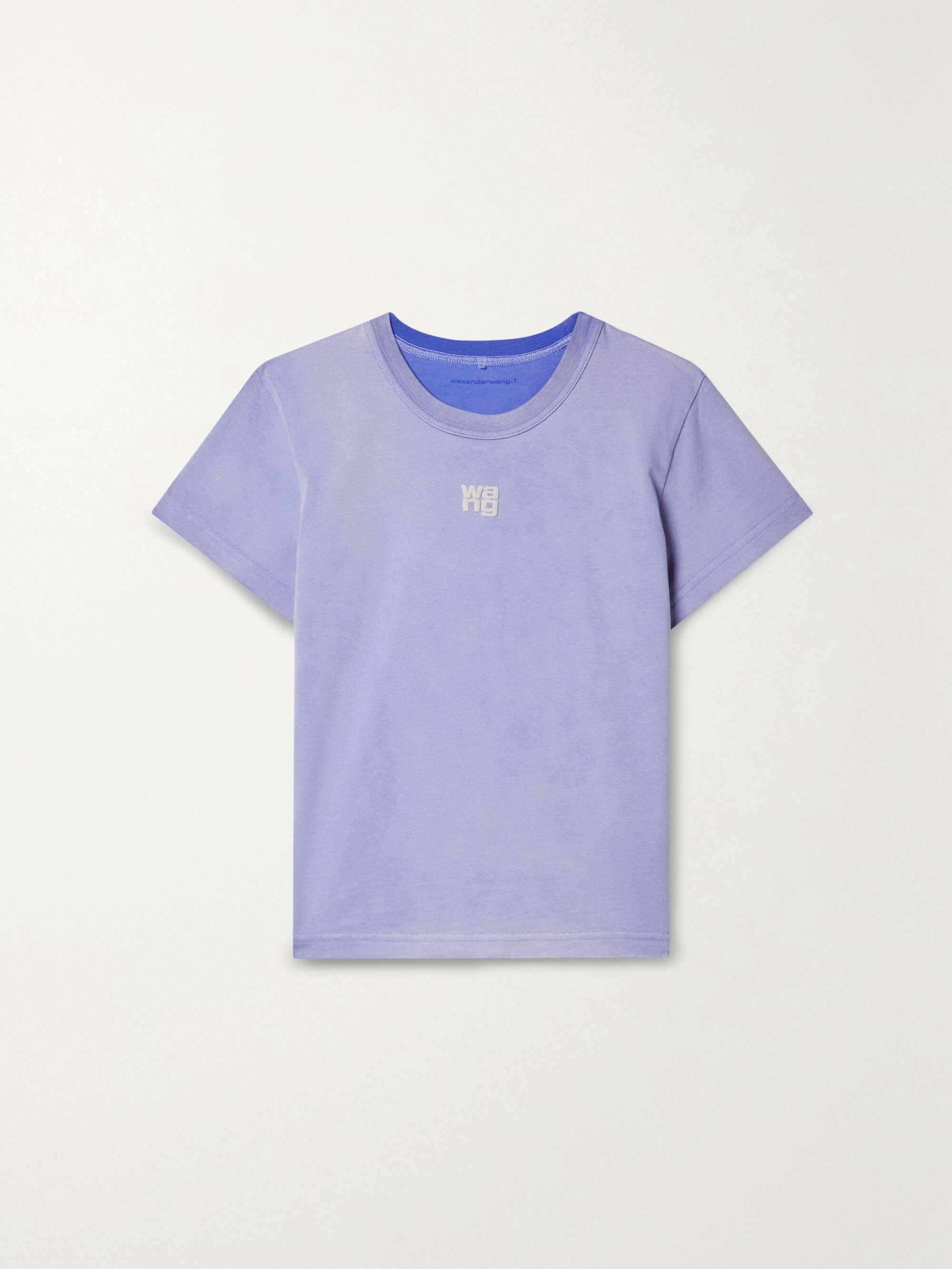 T BY ALEXANDER WANG コットン ジャージー Tシャツ プリント入り | NET