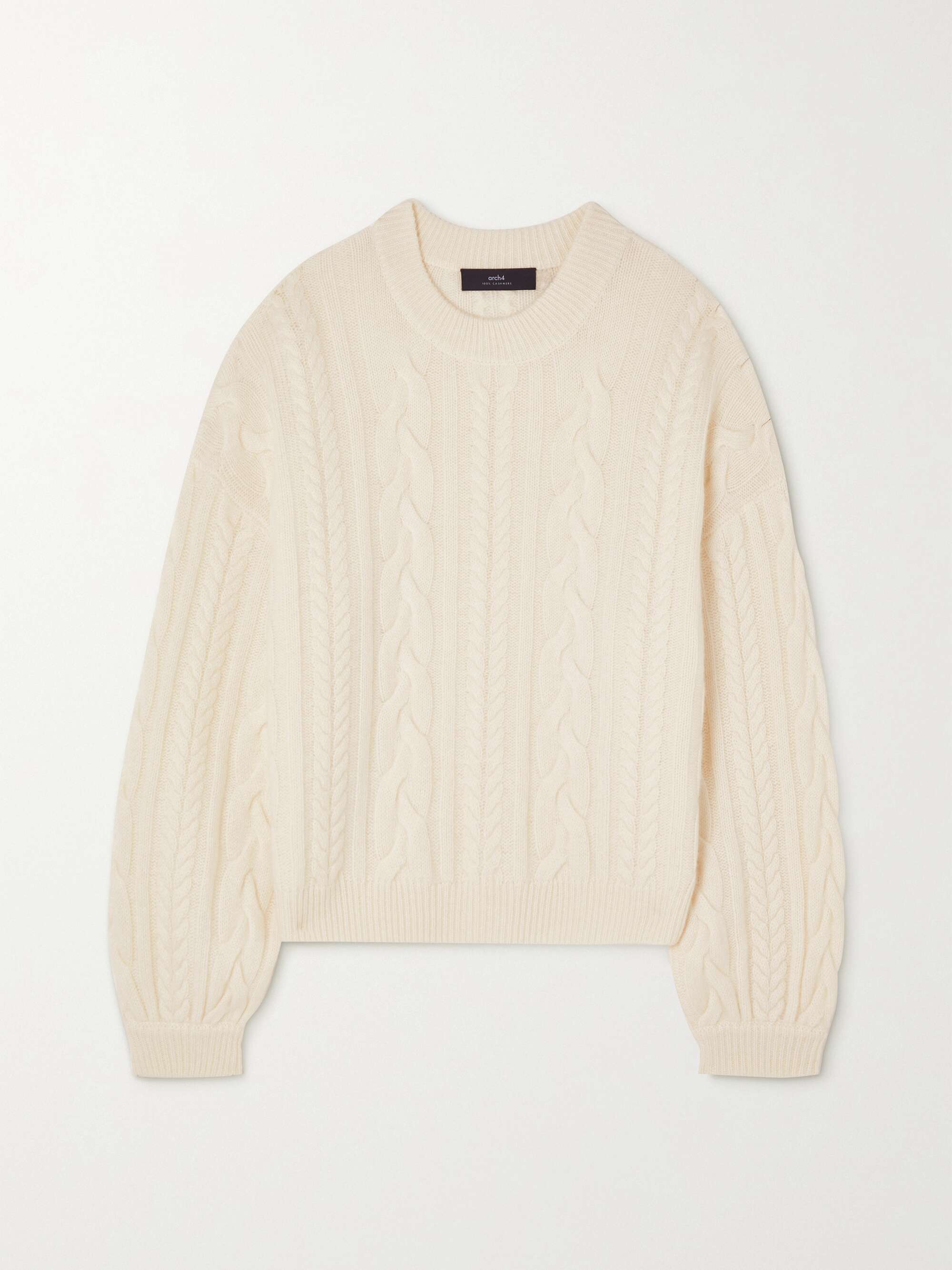 ARCH4 Marina cable-knit cashmere sweater