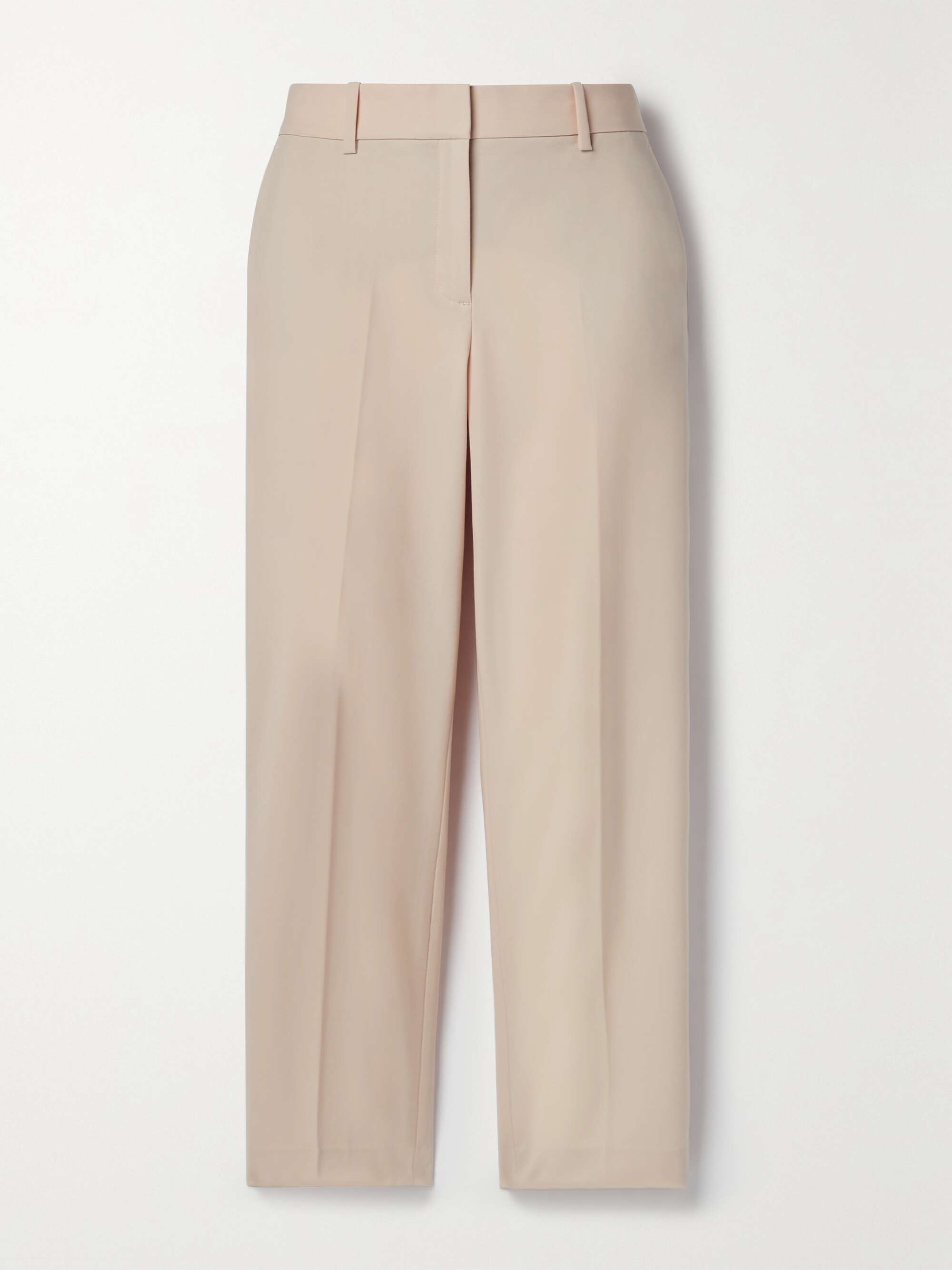 Treeca cropped wool-blend slim-leg pants