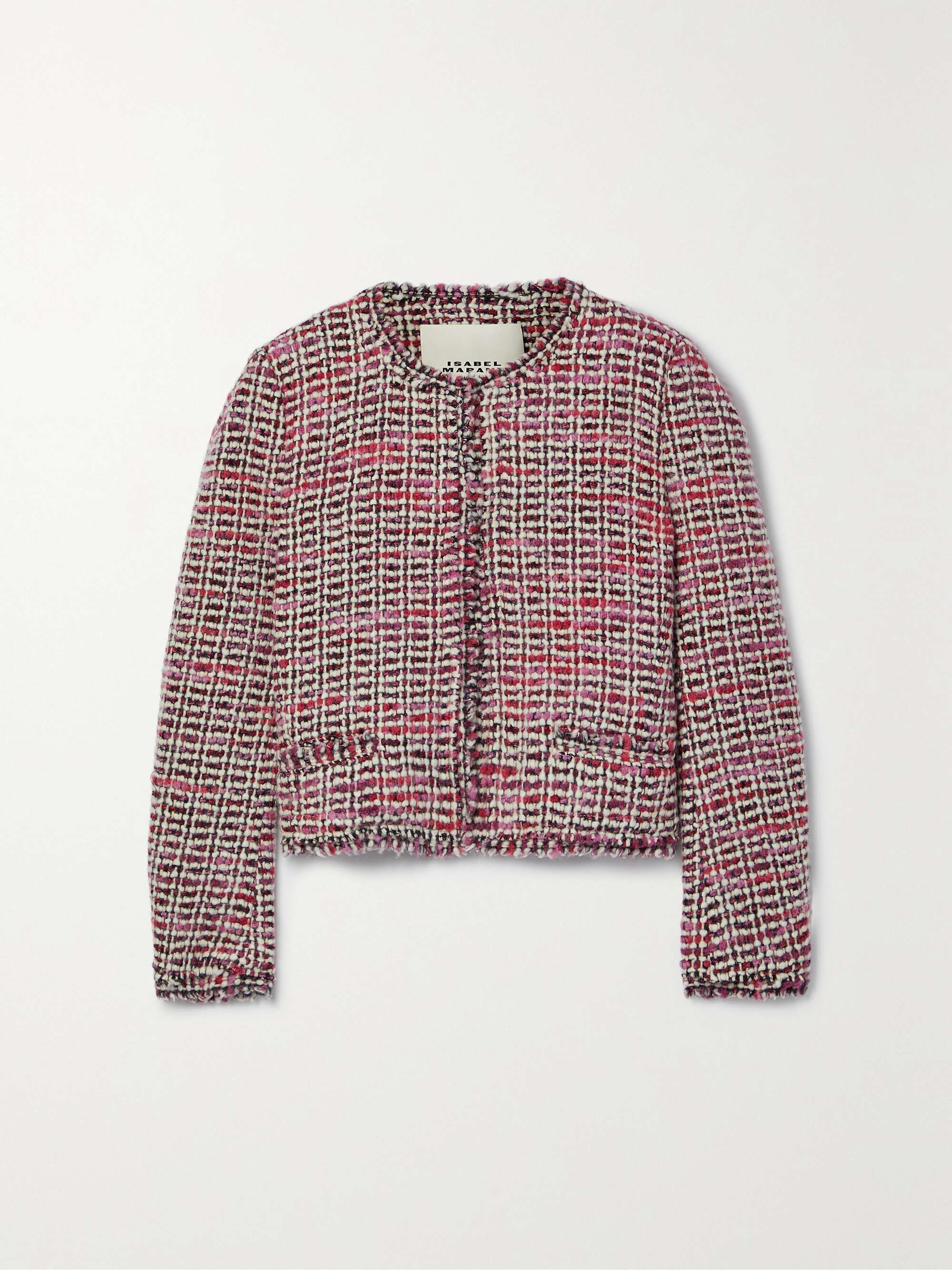 ISABEL MARANT Pully wool-blend tweed jacket | NET-A-PORTER