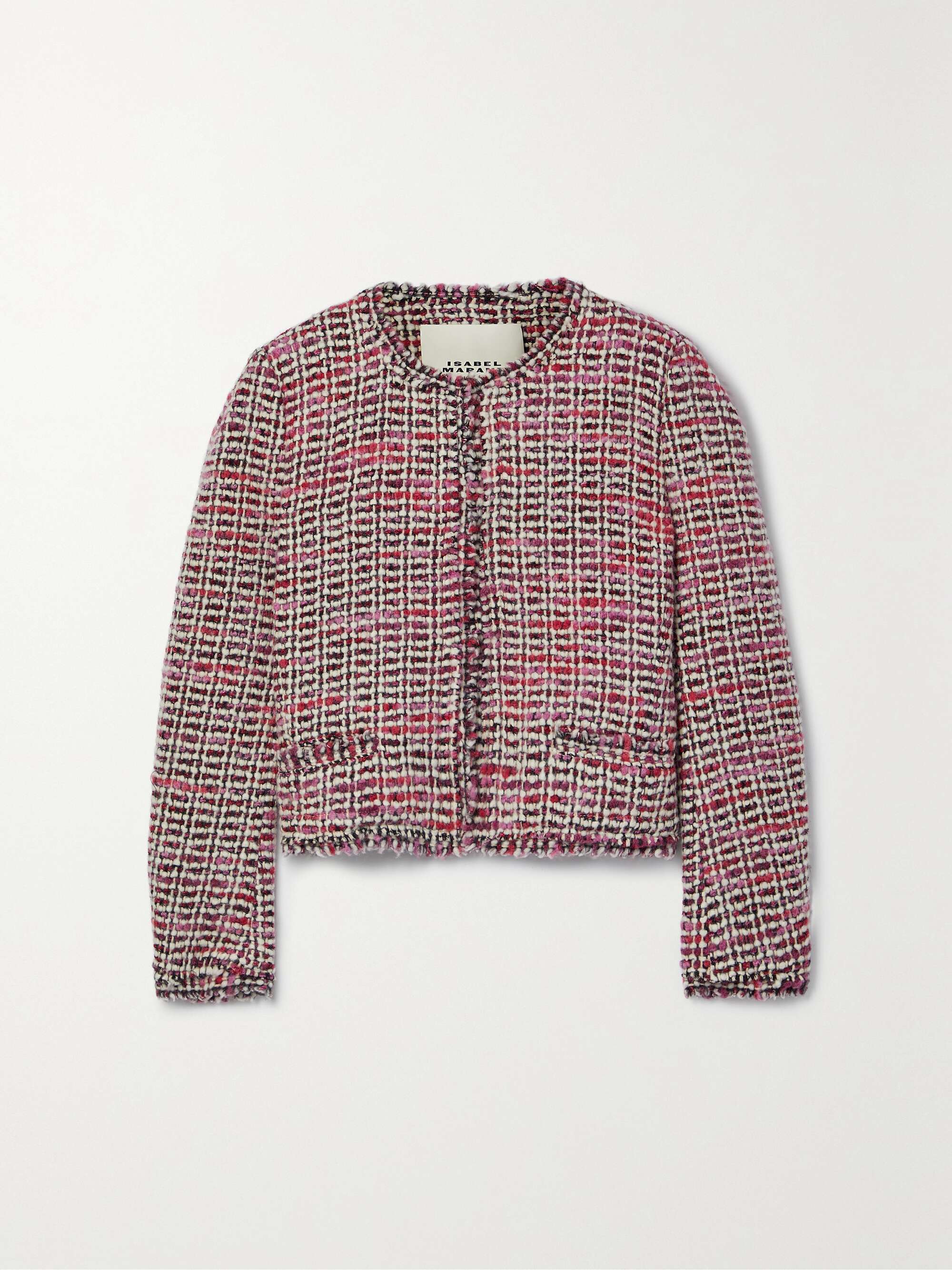 ISABEL MARANT wool-blend tweed jacket | NET-A-PORTER