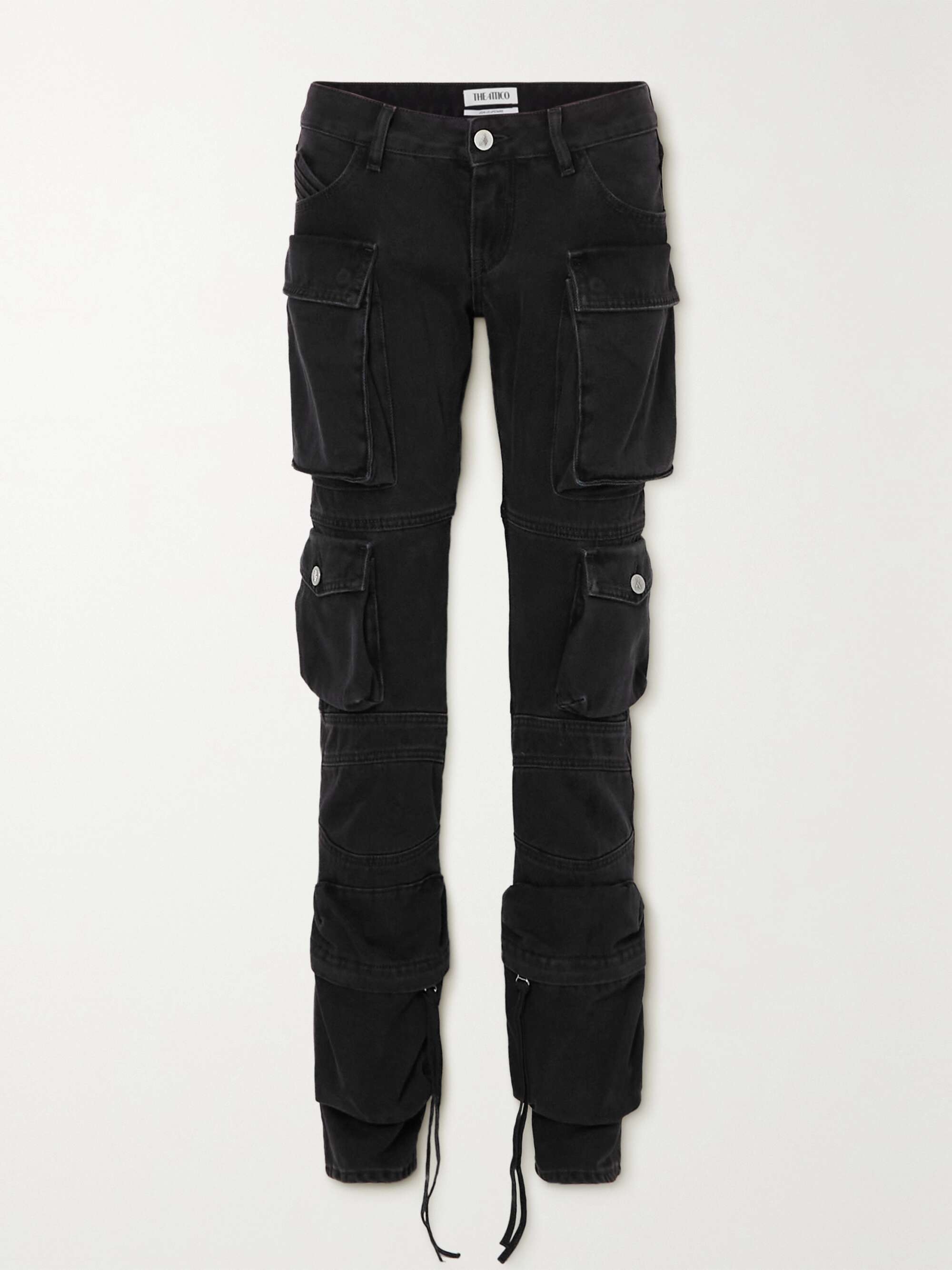 THE ATTICO Essie low-rise tapered jeans | NET-A-PORTER