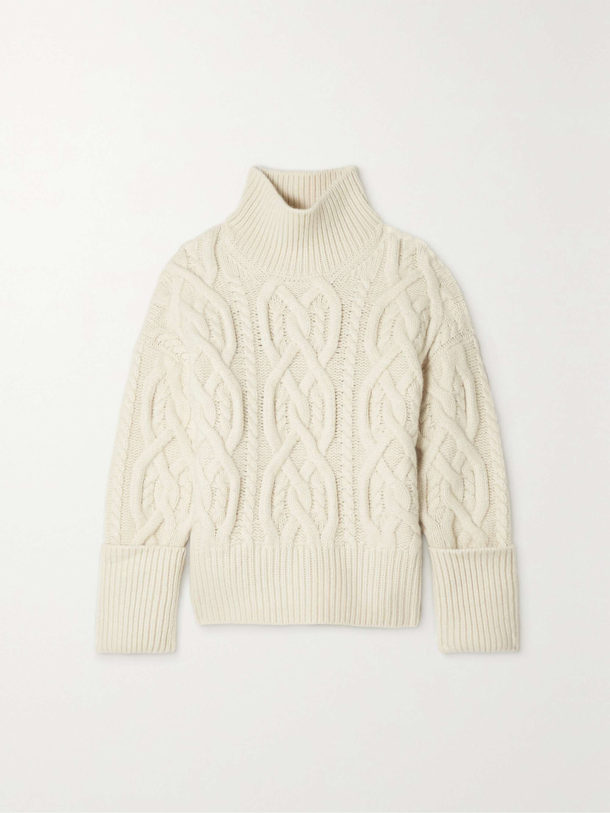 CITIZENS OF HUMANITY Zola cable-knit cashmere turtleneck sweater |  NET-A-PORTER