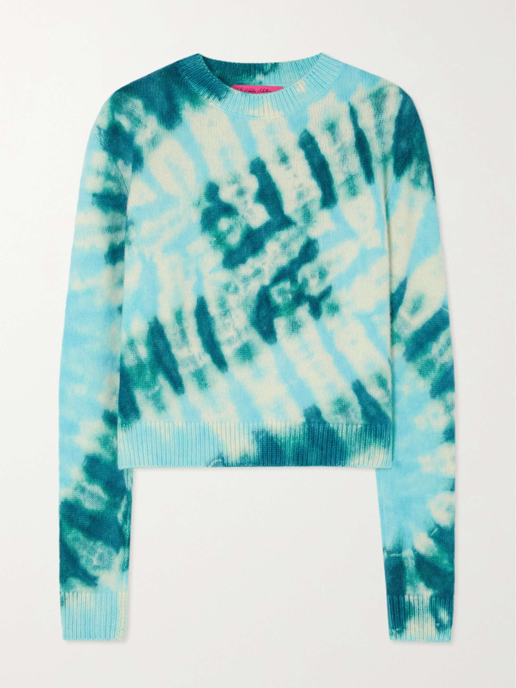 THE ELDER STATESMAN Tie-dyed cashmere sweater | NET-A-PORTER
