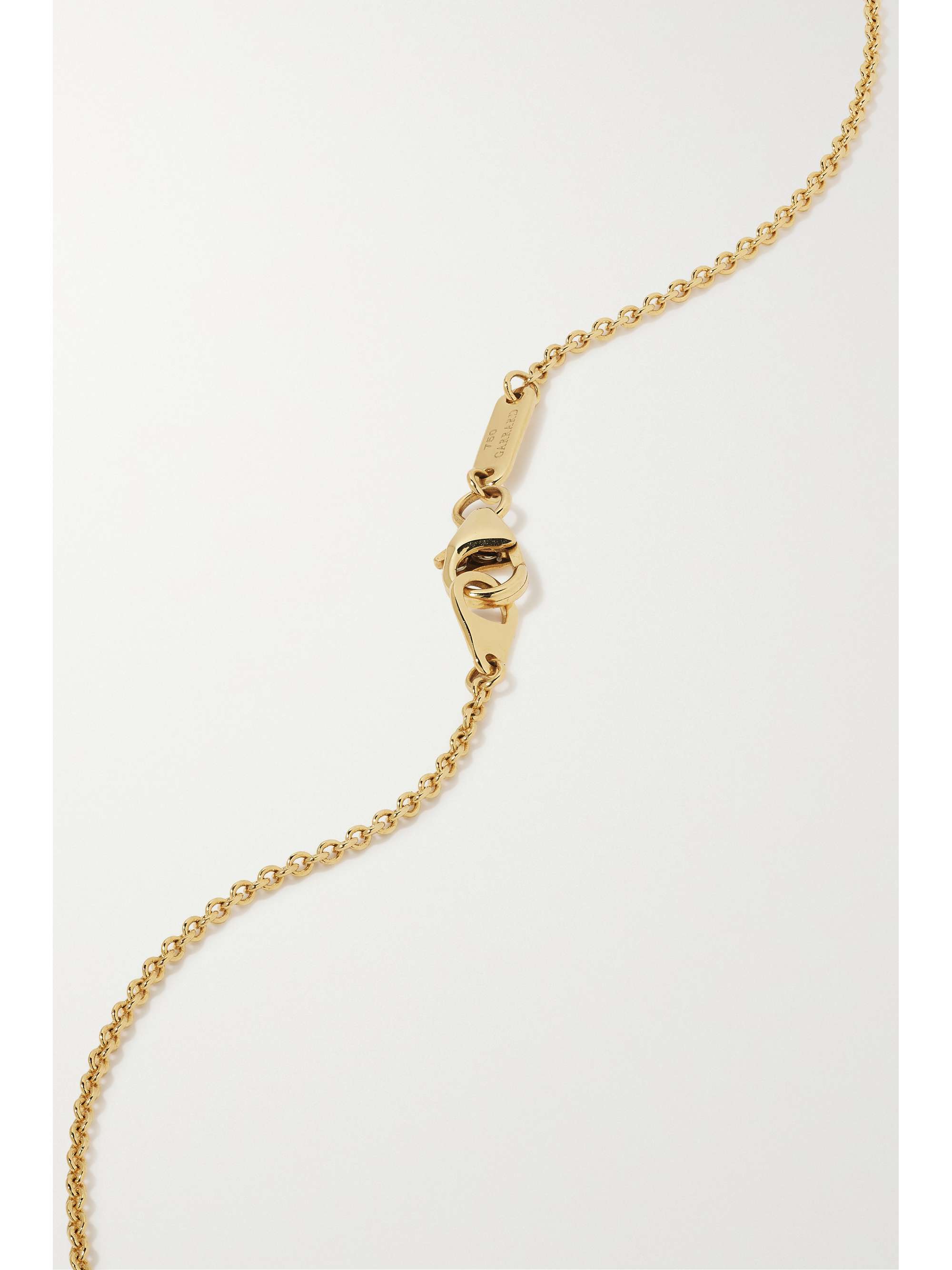 GARRARD Wings Classic 18-karat gold diamond necklace