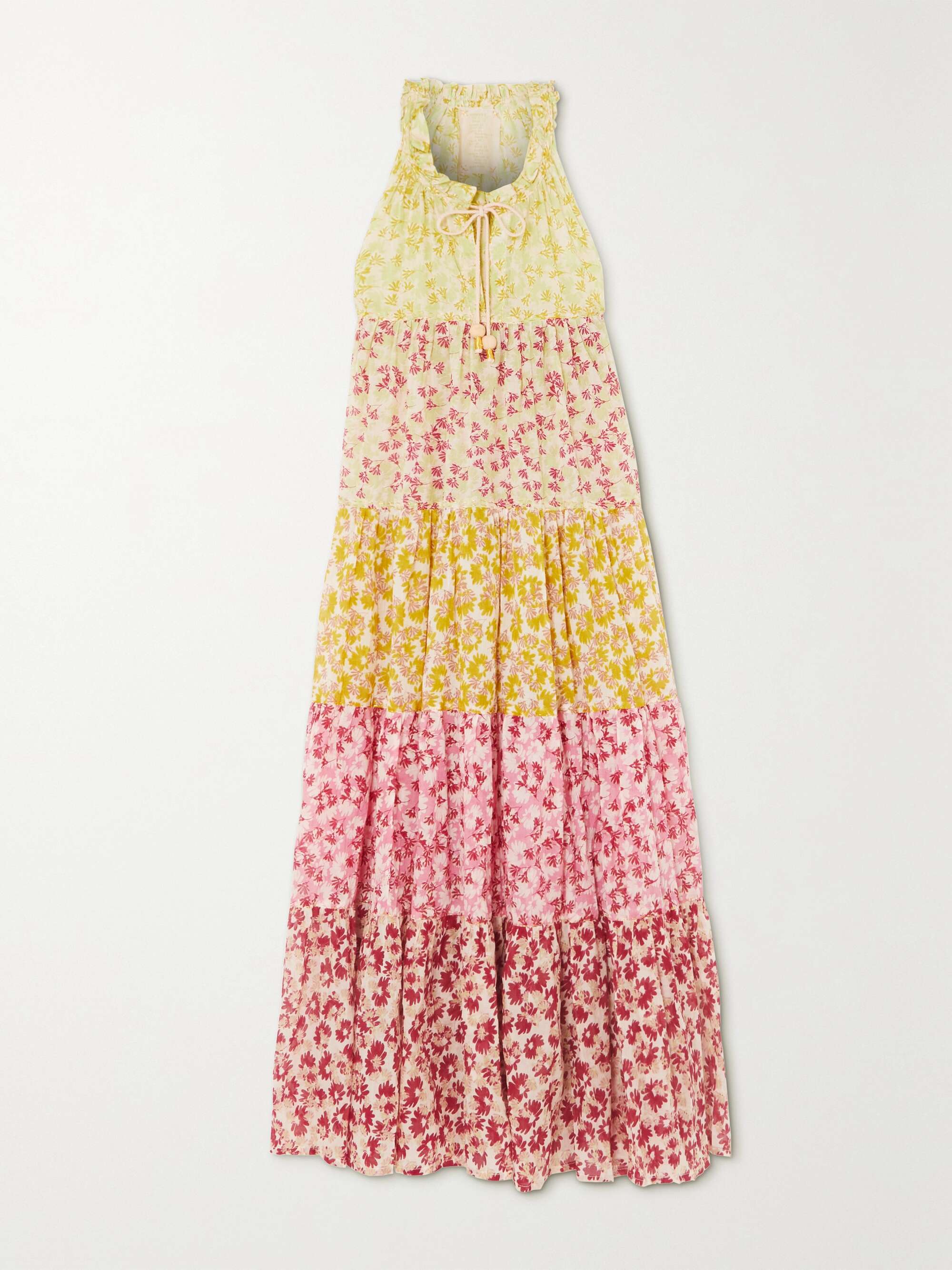 YVONNE S Hippy tiered floral-print cotton-voile maxi dress | NET-A-PORTER