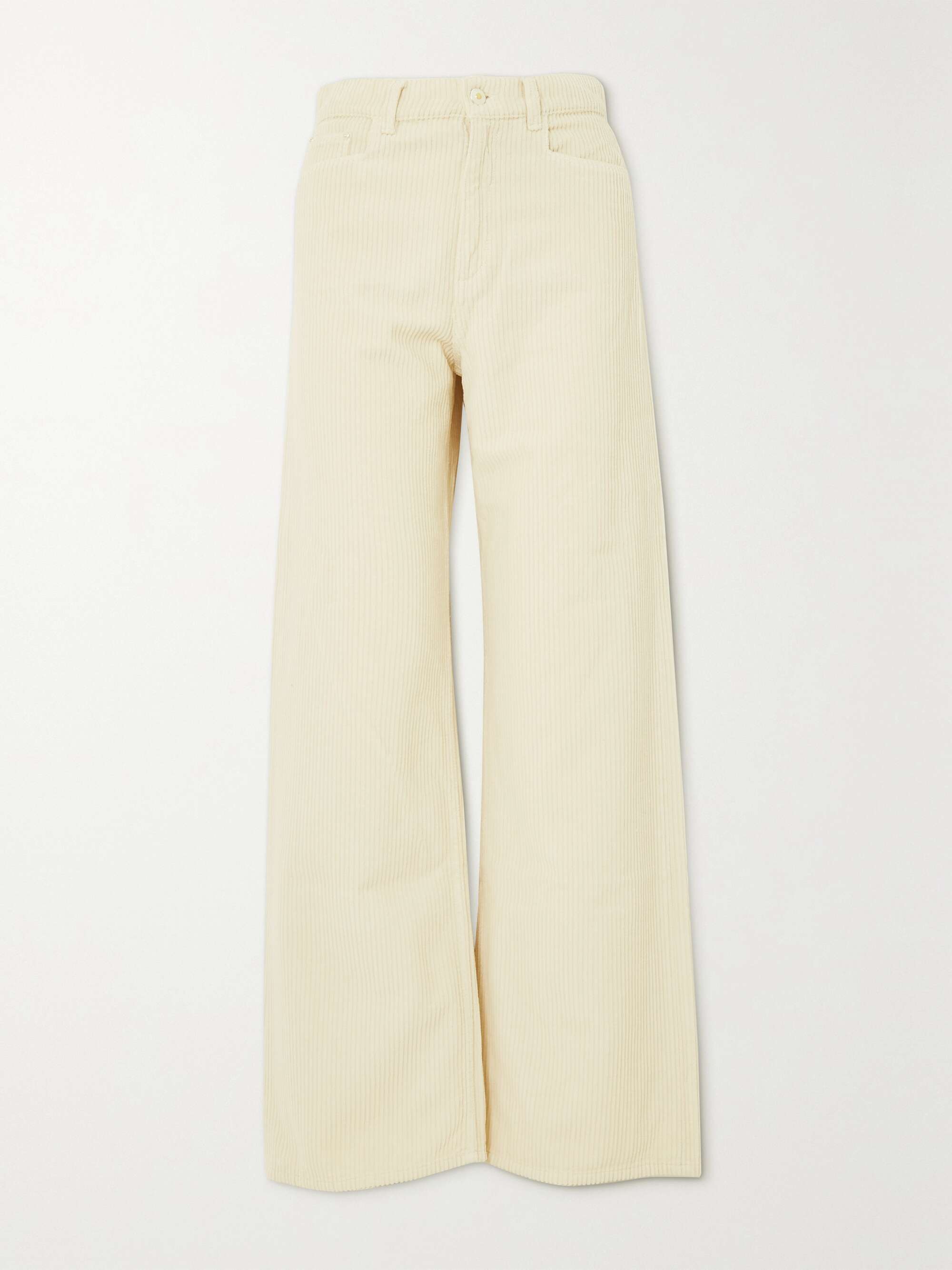 Magnolia cotton-corduroy wide-leg pants
