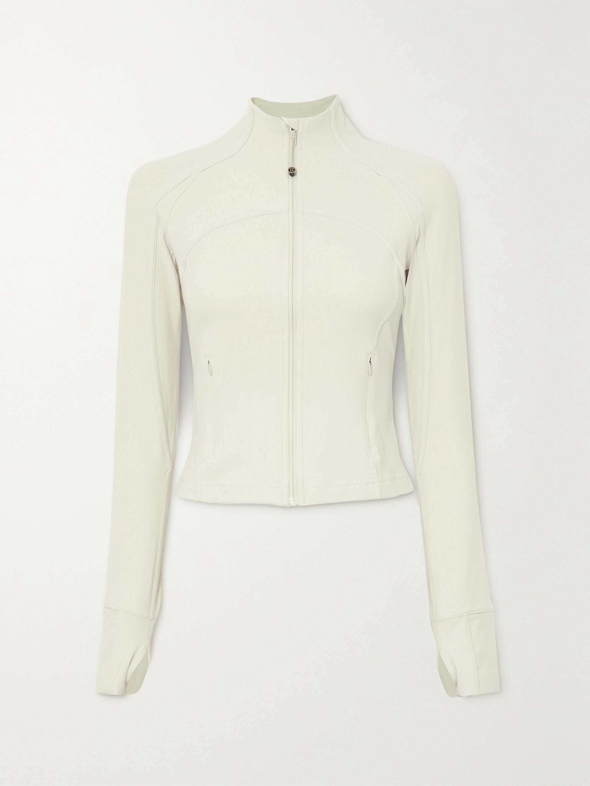 LULULEMON Define cropped ribbed Nulu jacket | NET-A-PORTER