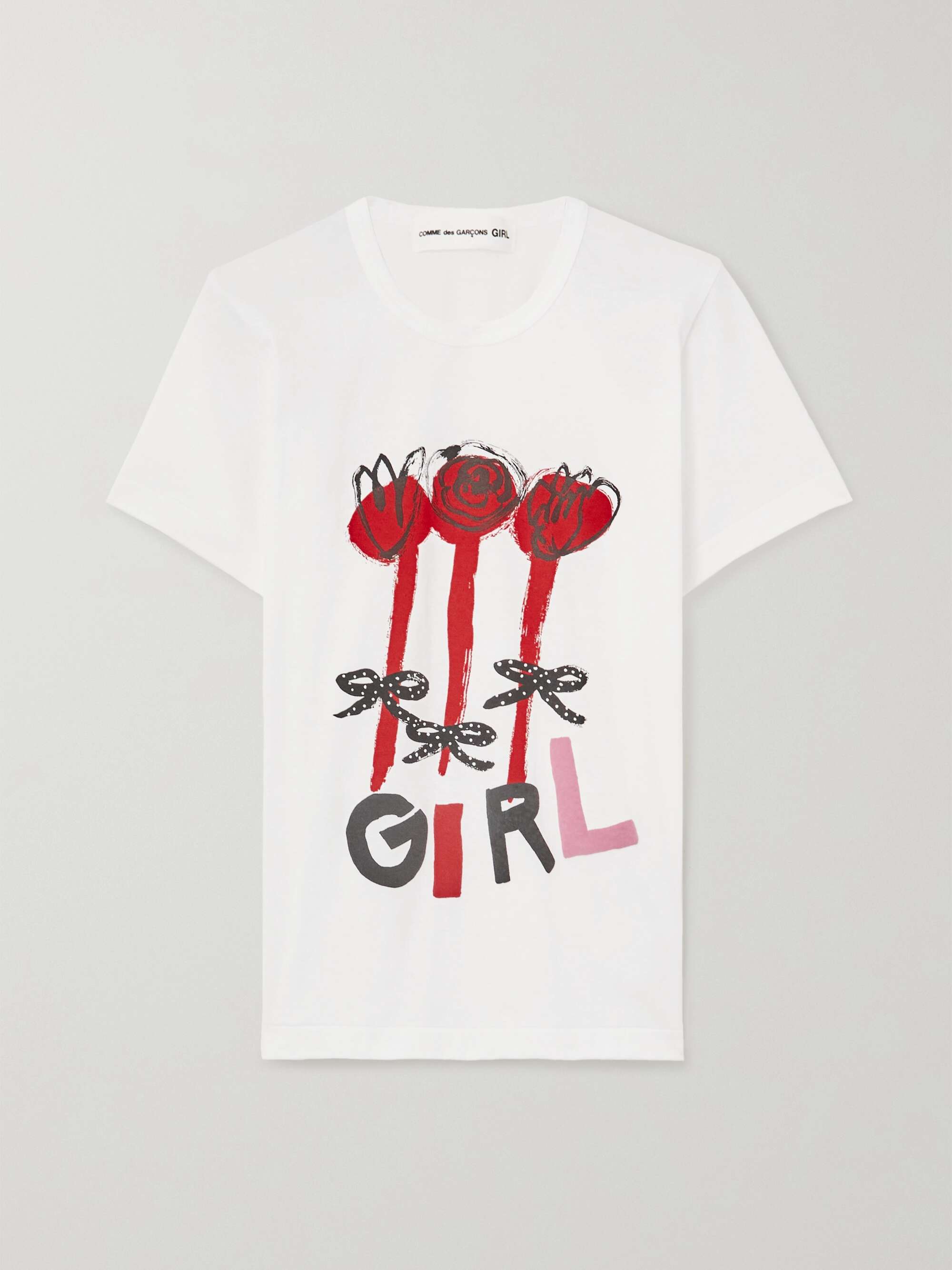 Comme des garçons girl tシャツ新品