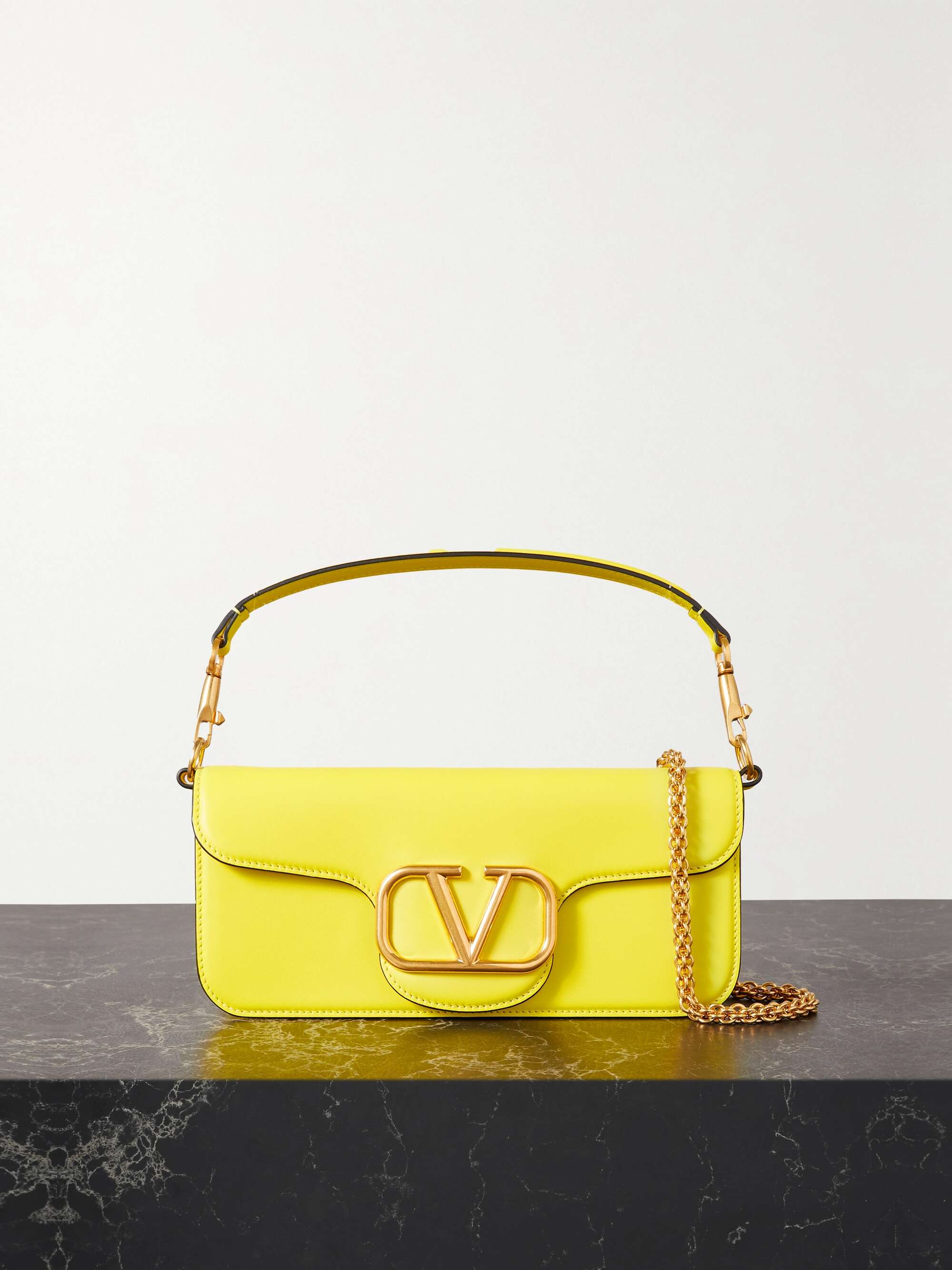 VALENTINO GARAVANI VLOGO leather shoulder bag