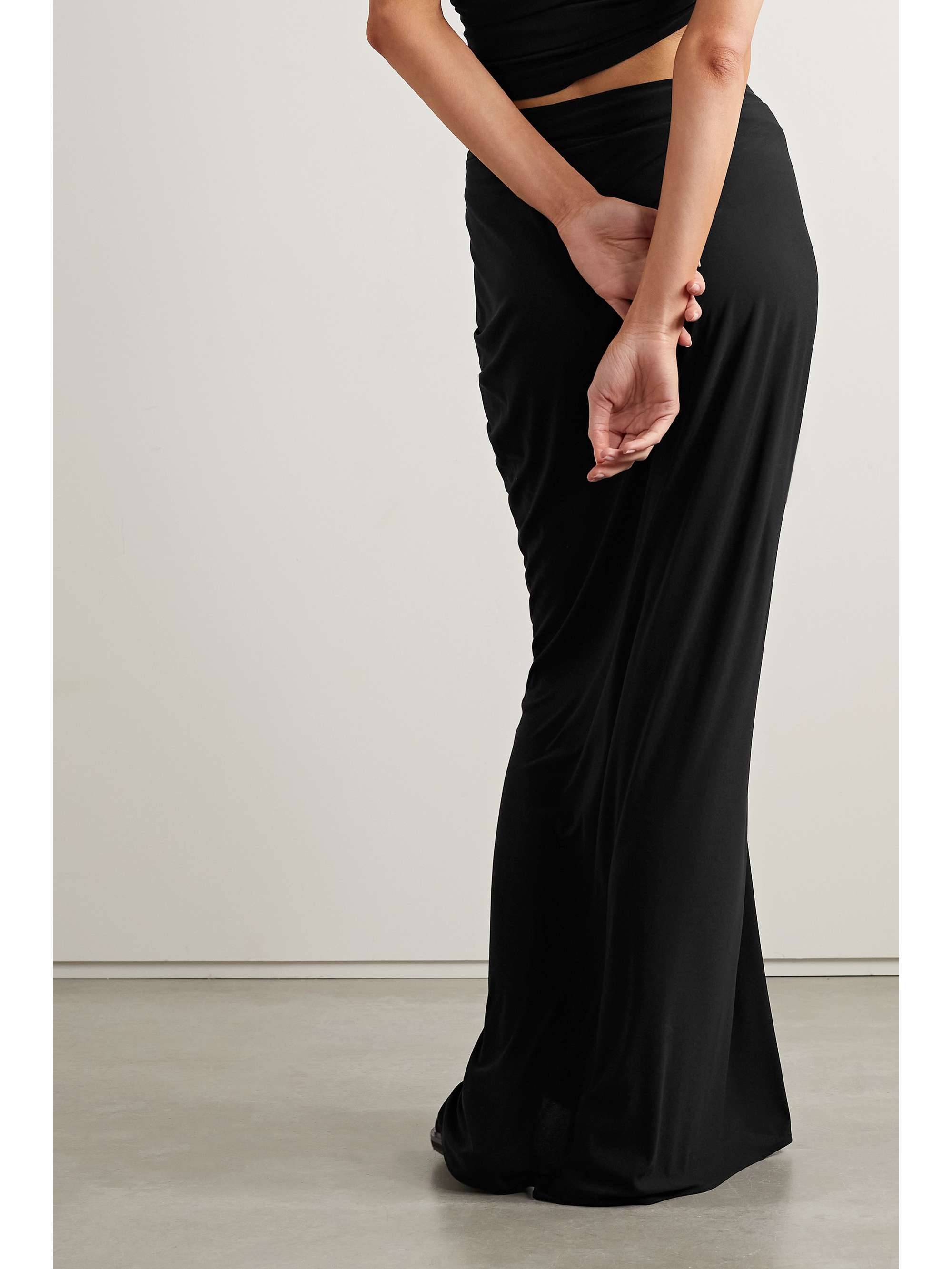 NORMA KAMALI Ernie stretch-jersey pareo