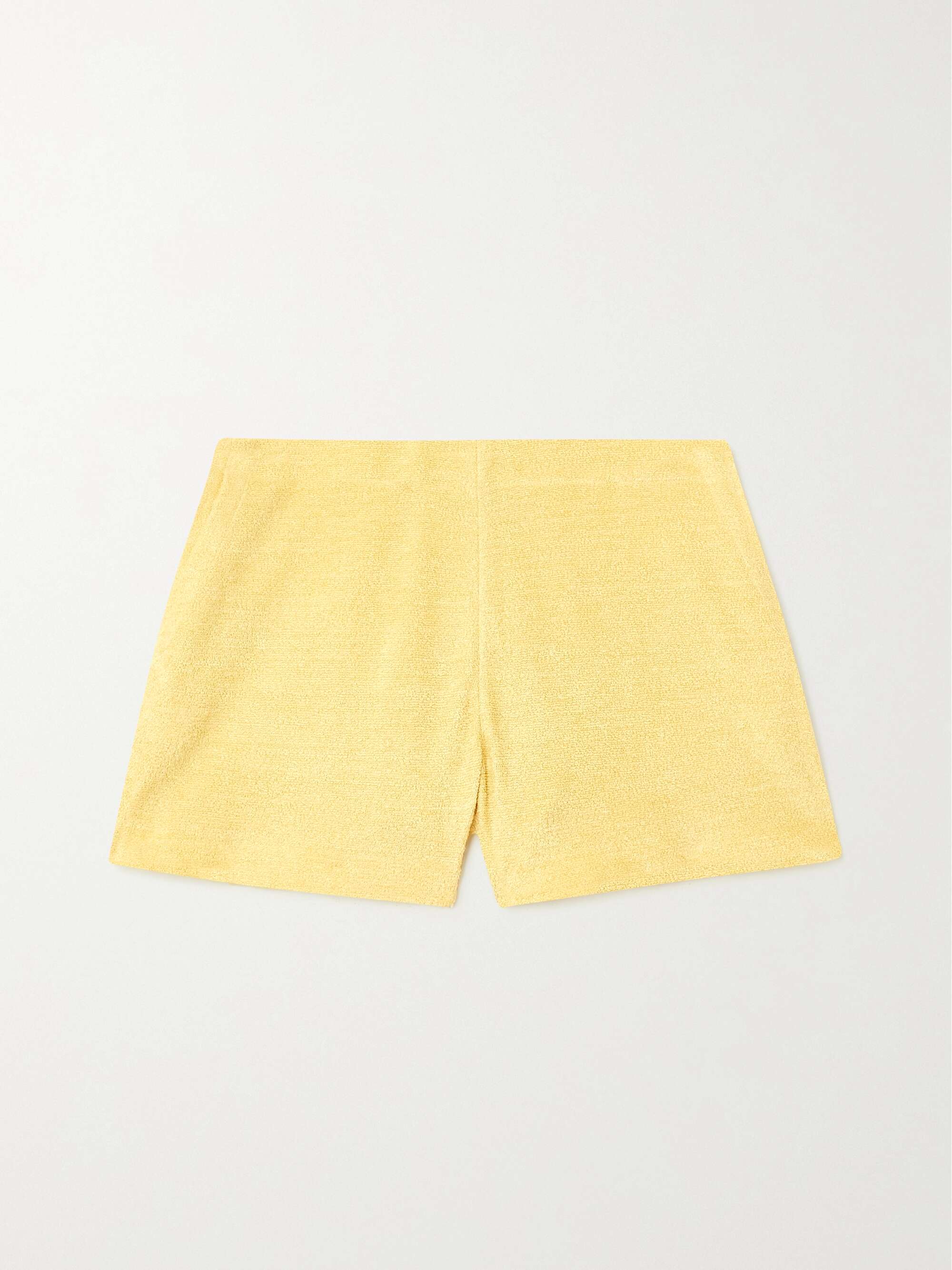 Linen-terry shorts