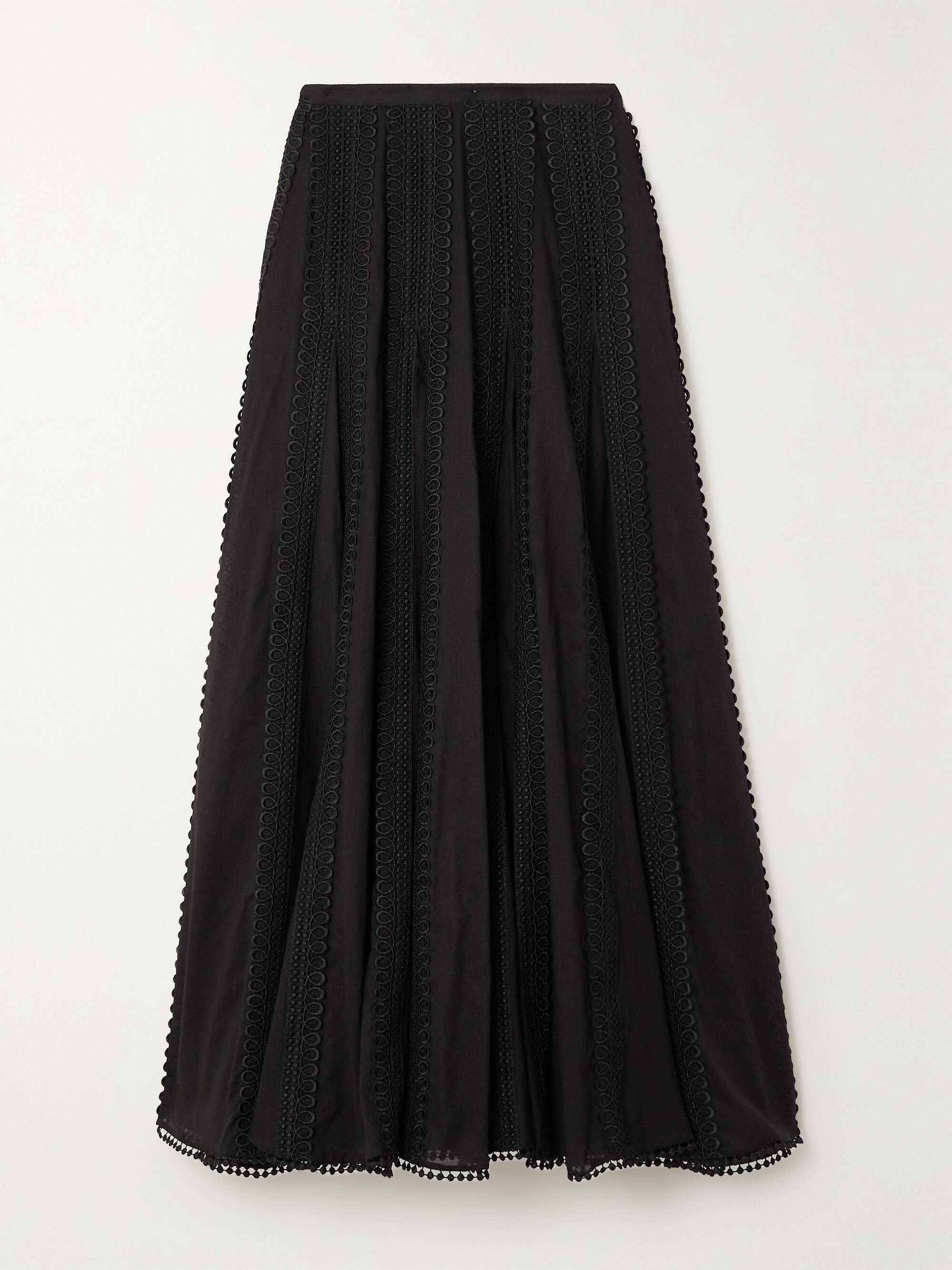 Black voile maxi clearance skirt
