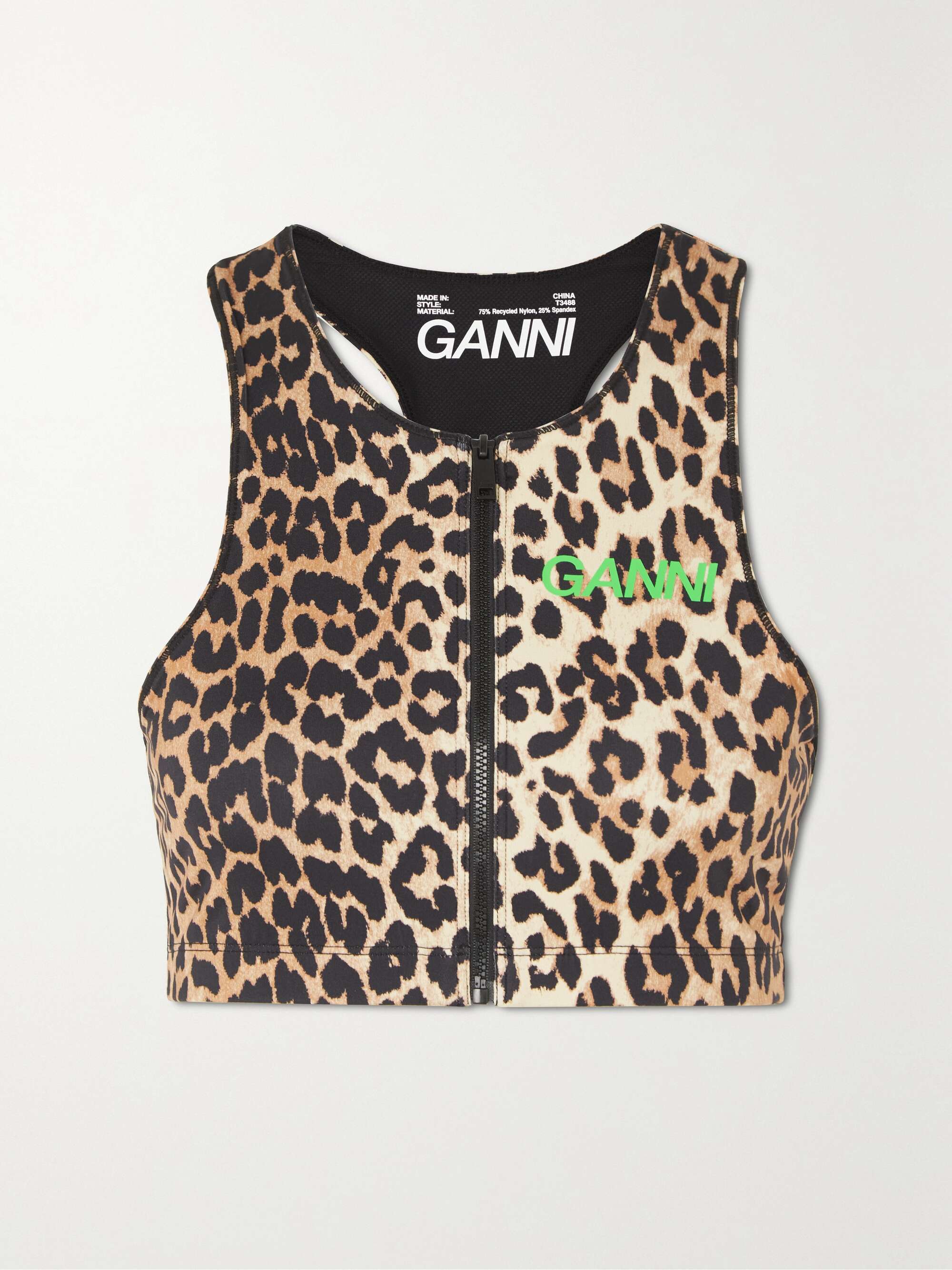 leopard print sports bra