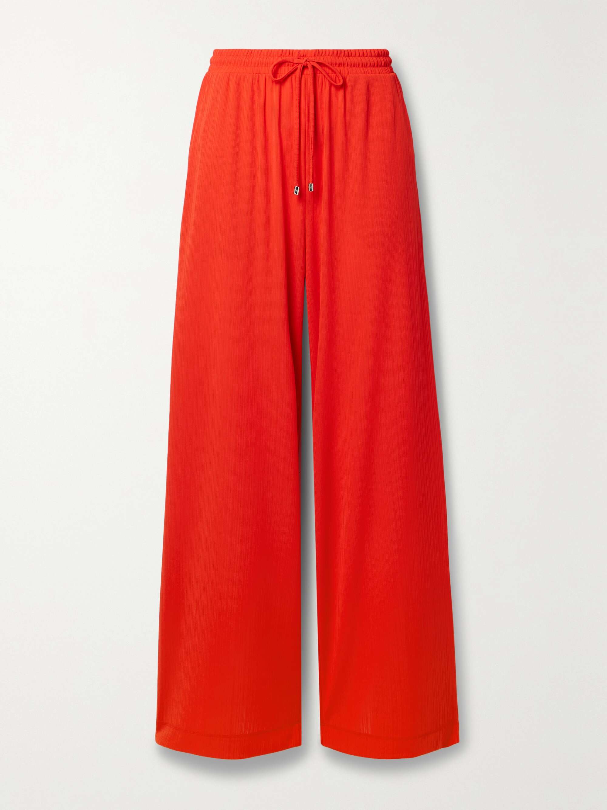 MAX MARA Vincita ribbed stretch-jersey wide-leg pants | NET-A-PORTER