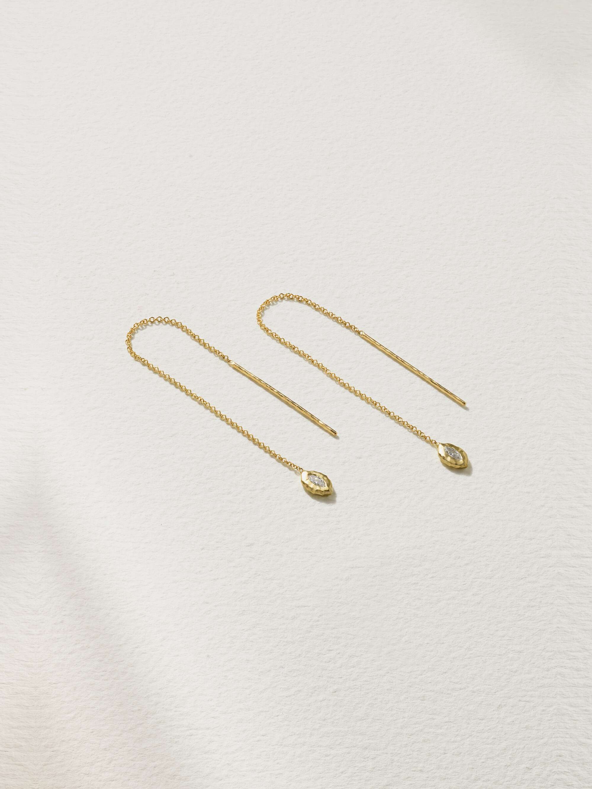OCTAVIA ELIZABETH + NET SUSTAIN Nesting Gem 18-karat recycled gold diamond earrings
