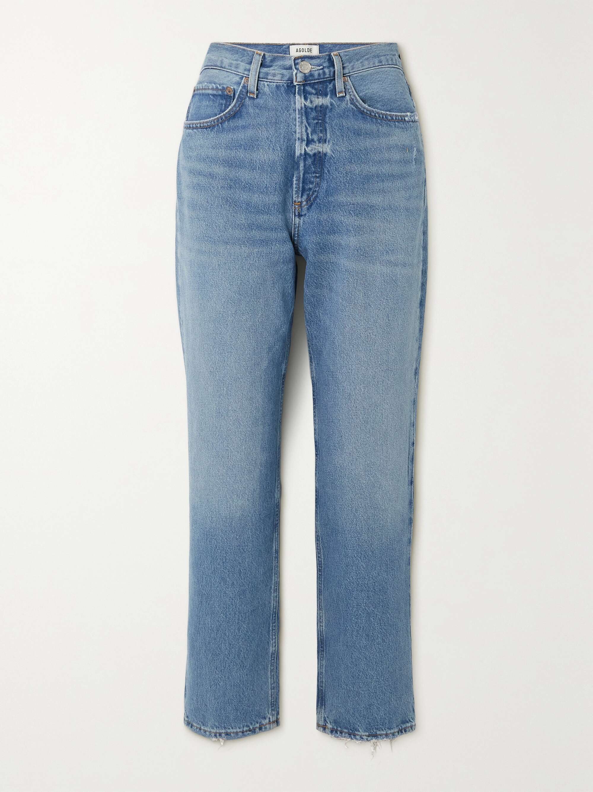 AGOLDE + NET SUSTAIN '90s mid-rise straight-leg organic jeans