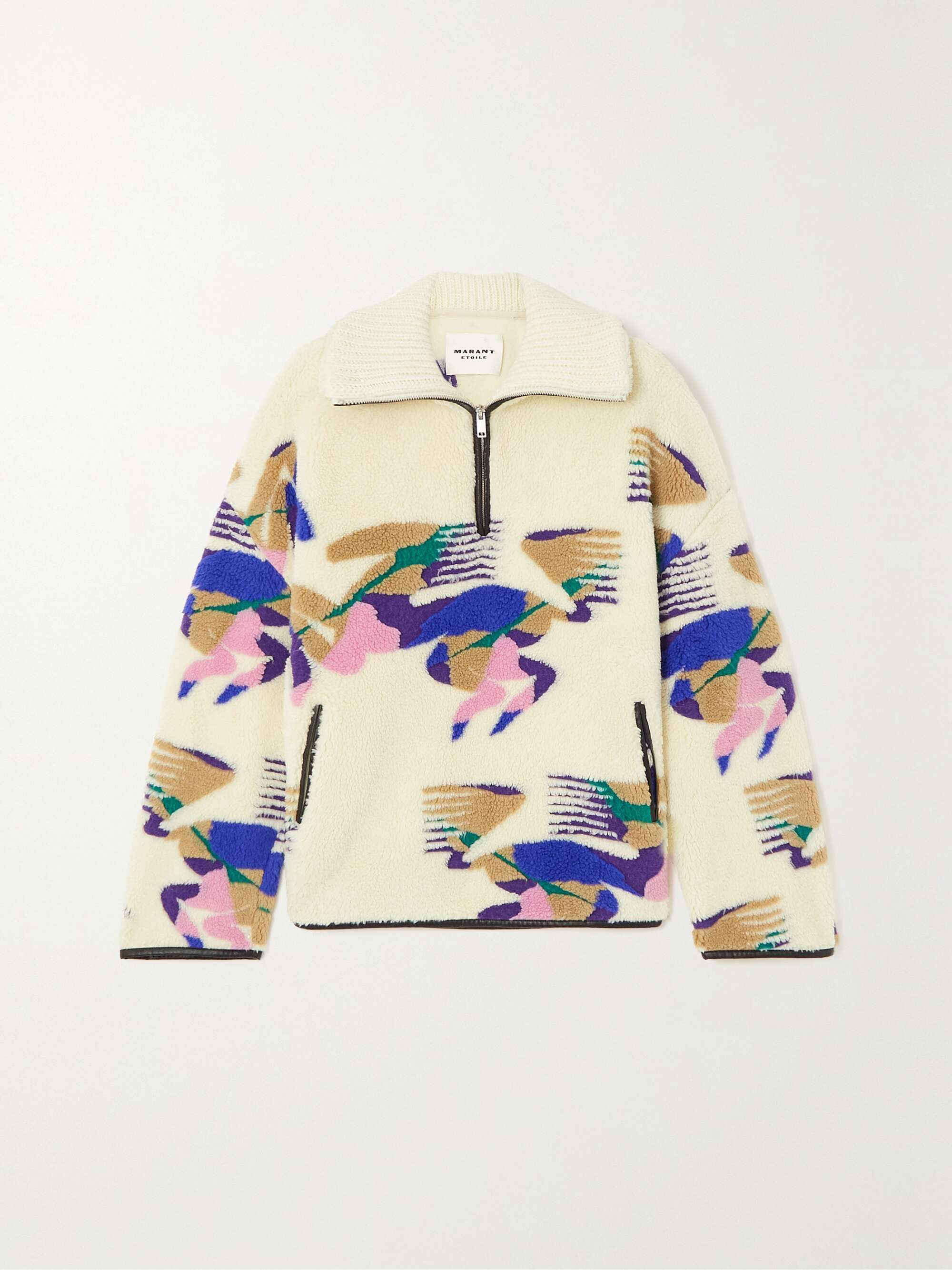 Isabel marant étoile marner printed fleece pullover Clearance