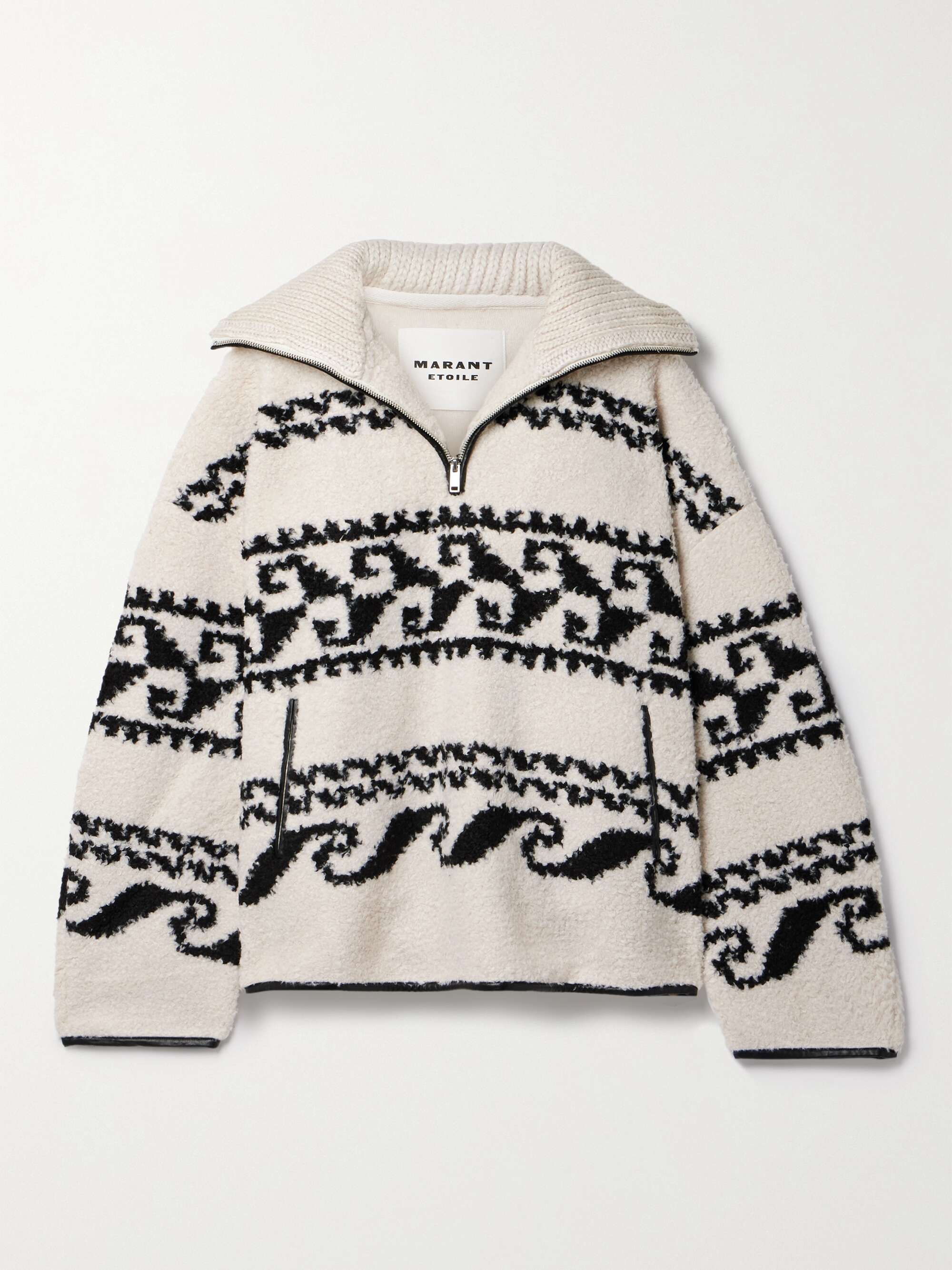 Isabel marant étoile marner printed fleece pullover Clearance