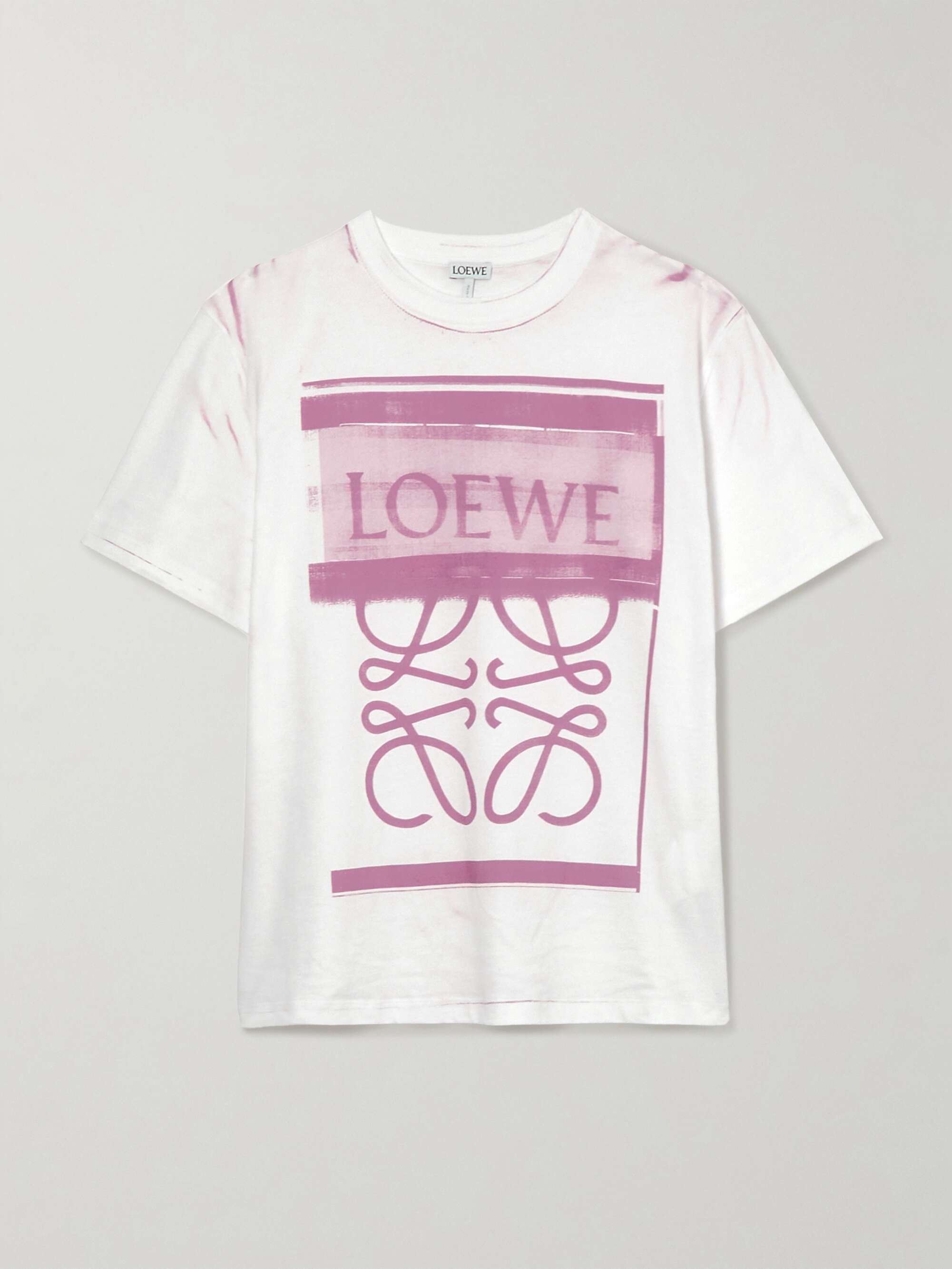 Loewe - Logo-Embroidered Cotton-Jersey T-Shirt - White Loewe