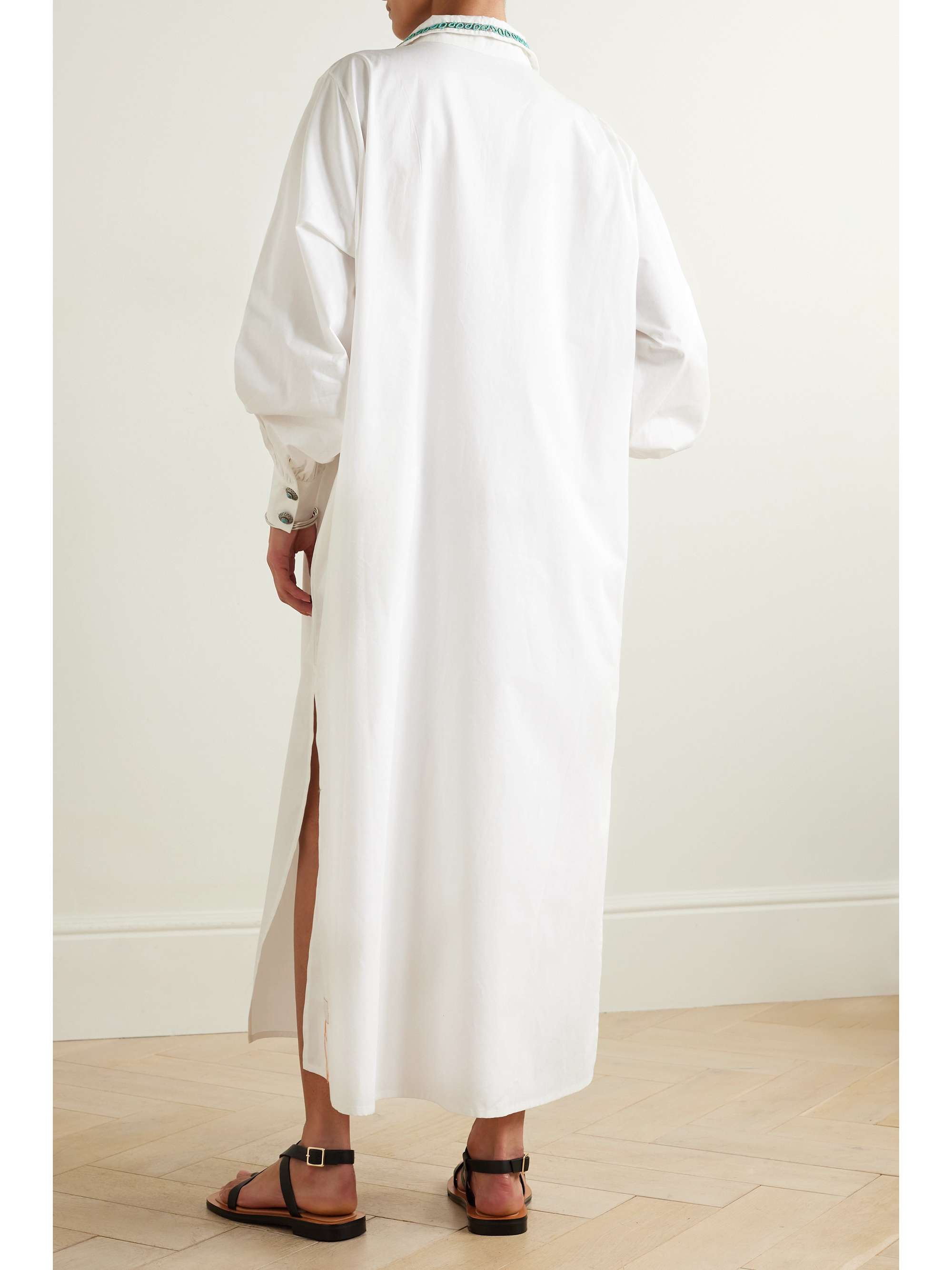 FORTELA Abbas embellished cotton kaftan